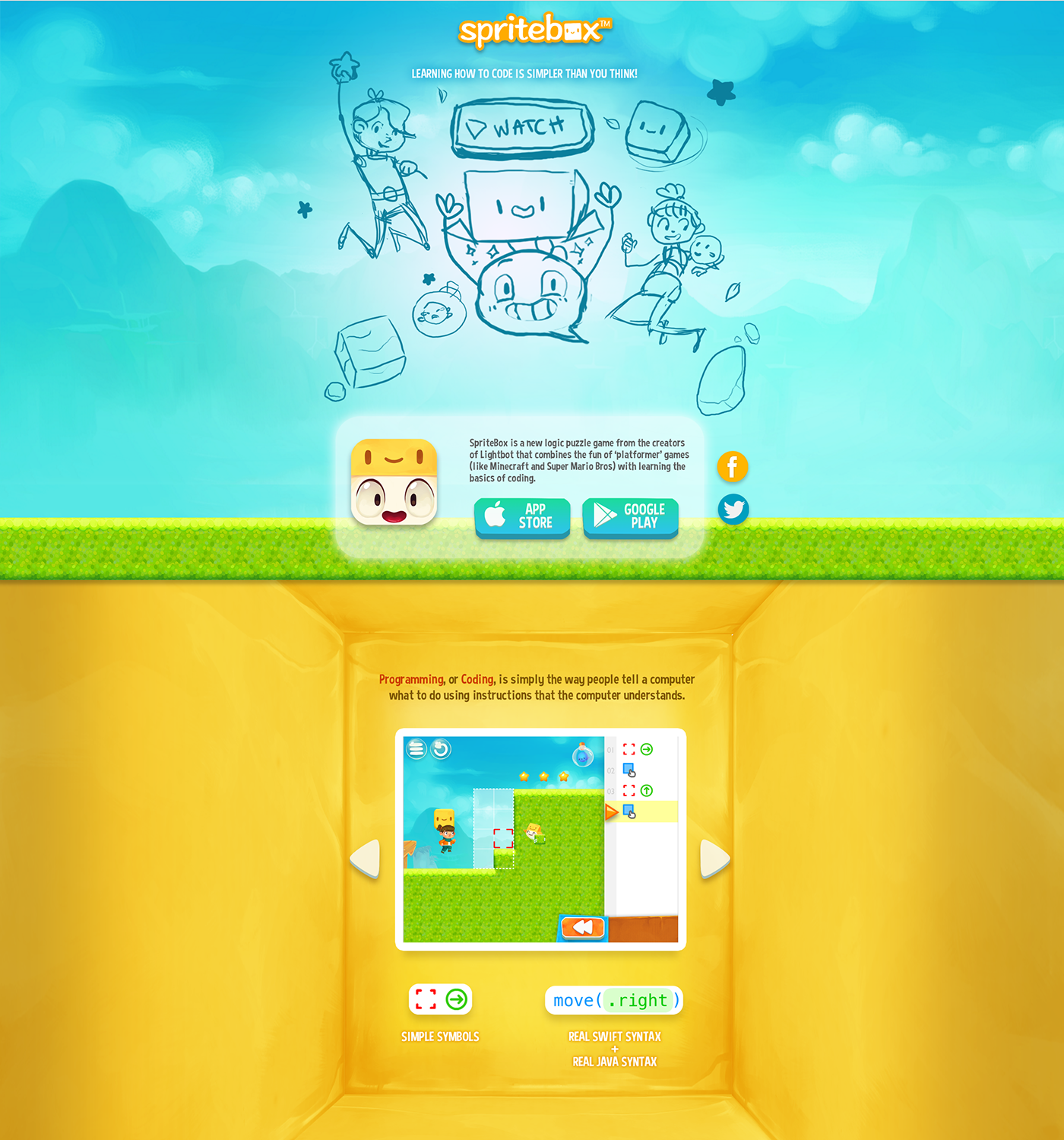 spritebox coding for kids Game Art game artist concept art