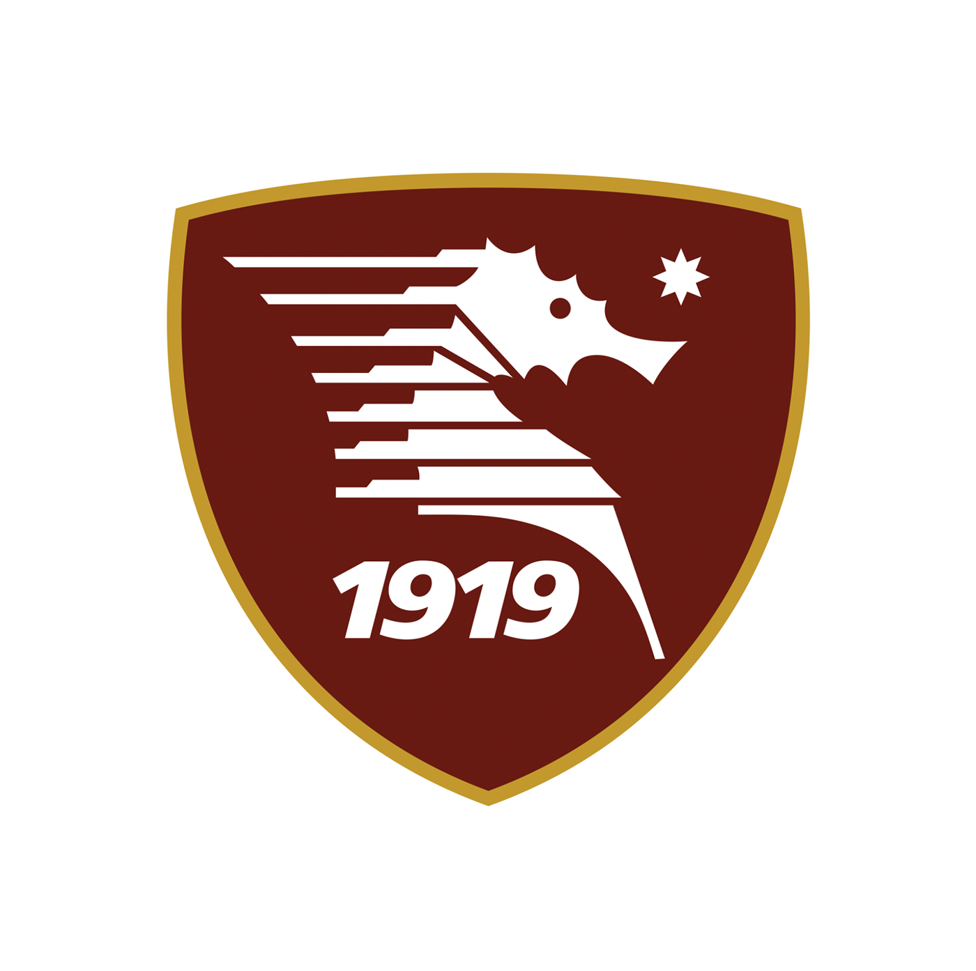 badge crest design print soccer football brand identity sports Logo Design salernitana