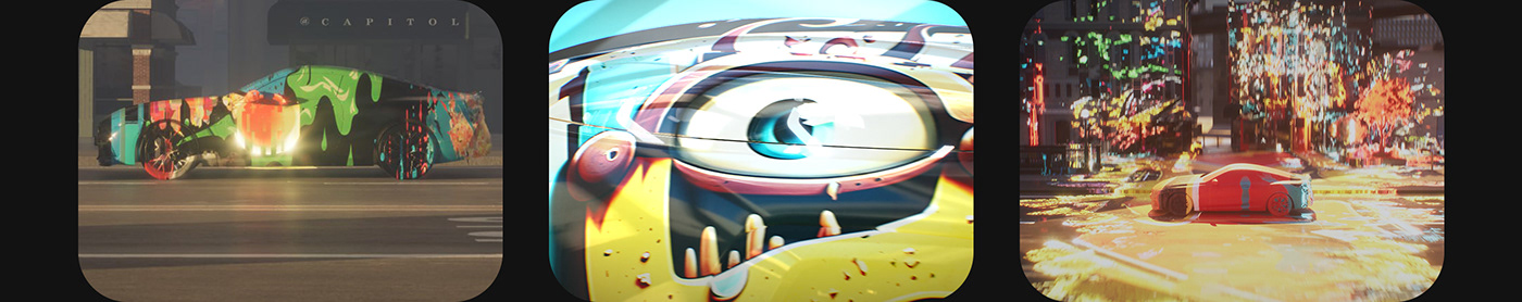 automotive   CGI Unreal Engine Unreal Engine 5 Advertising  animation  3D Render BMW