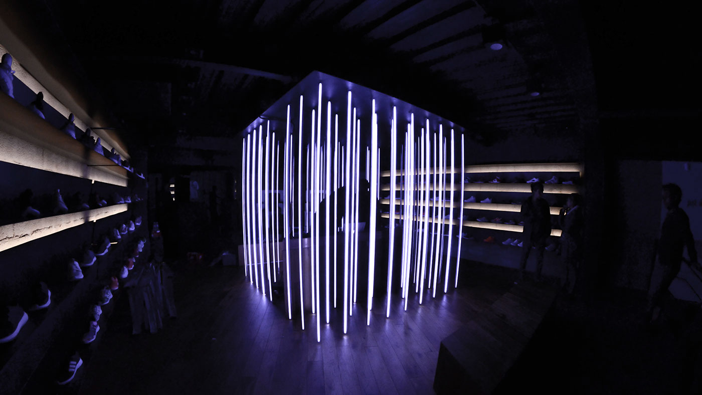 layers light Nike Performance installation CDMX interactive weagency