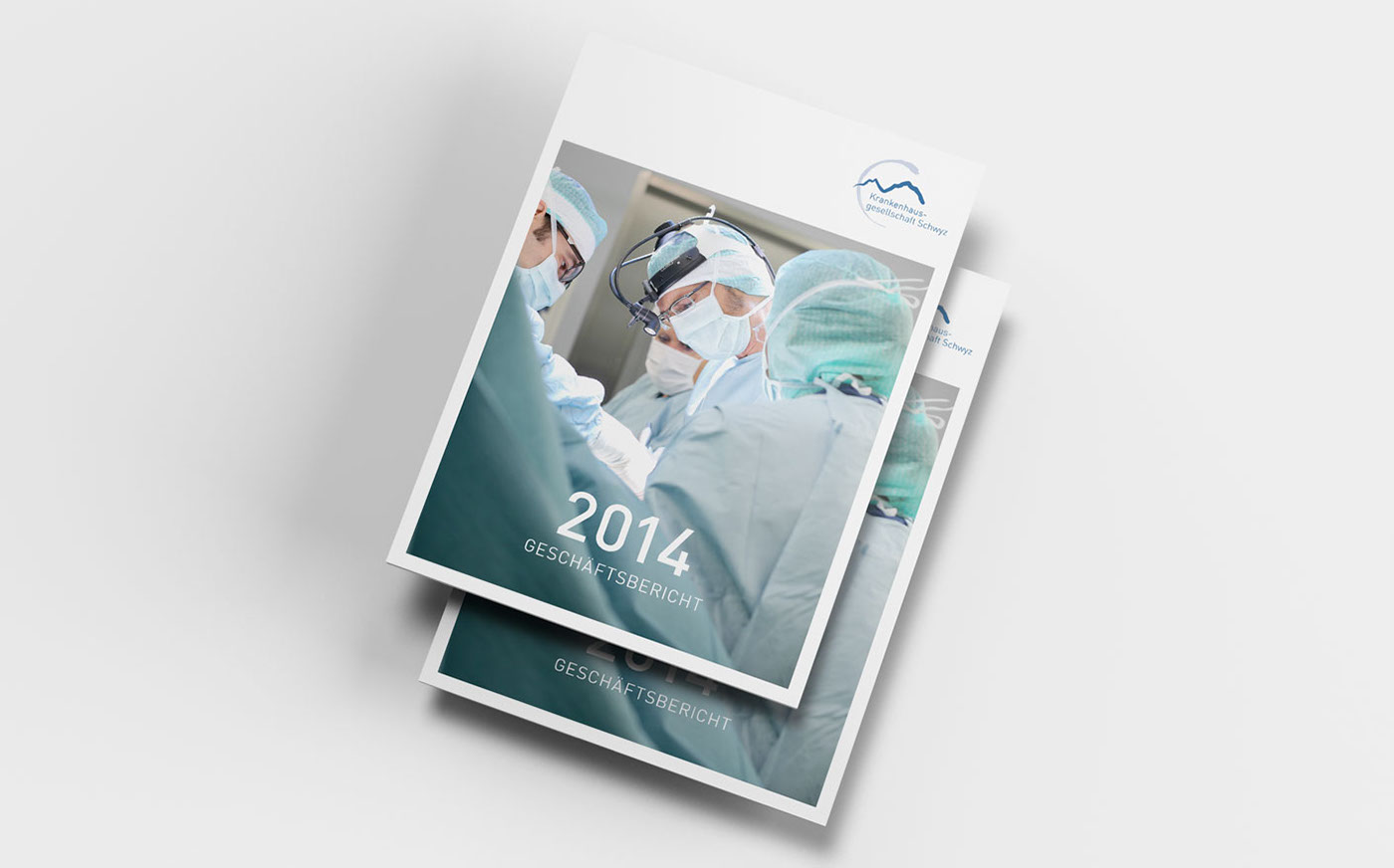 hospital spital surgergy print brochure annual report ILLUSTRATION  Photography 