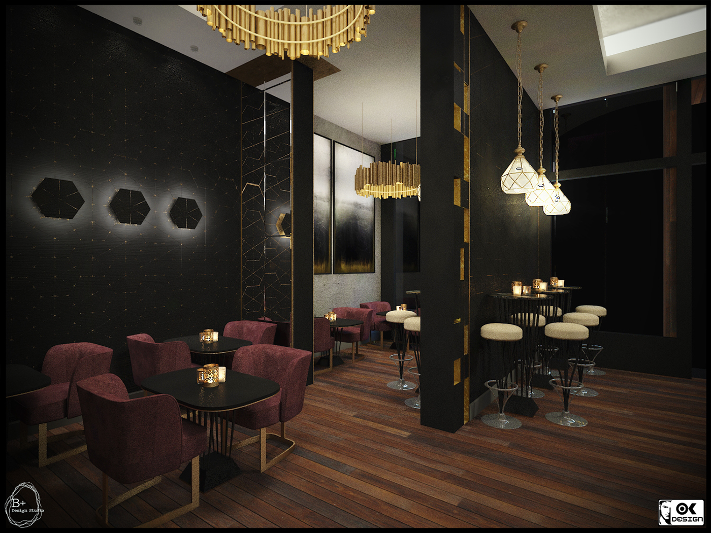 Interior design cafe restaurant architecture