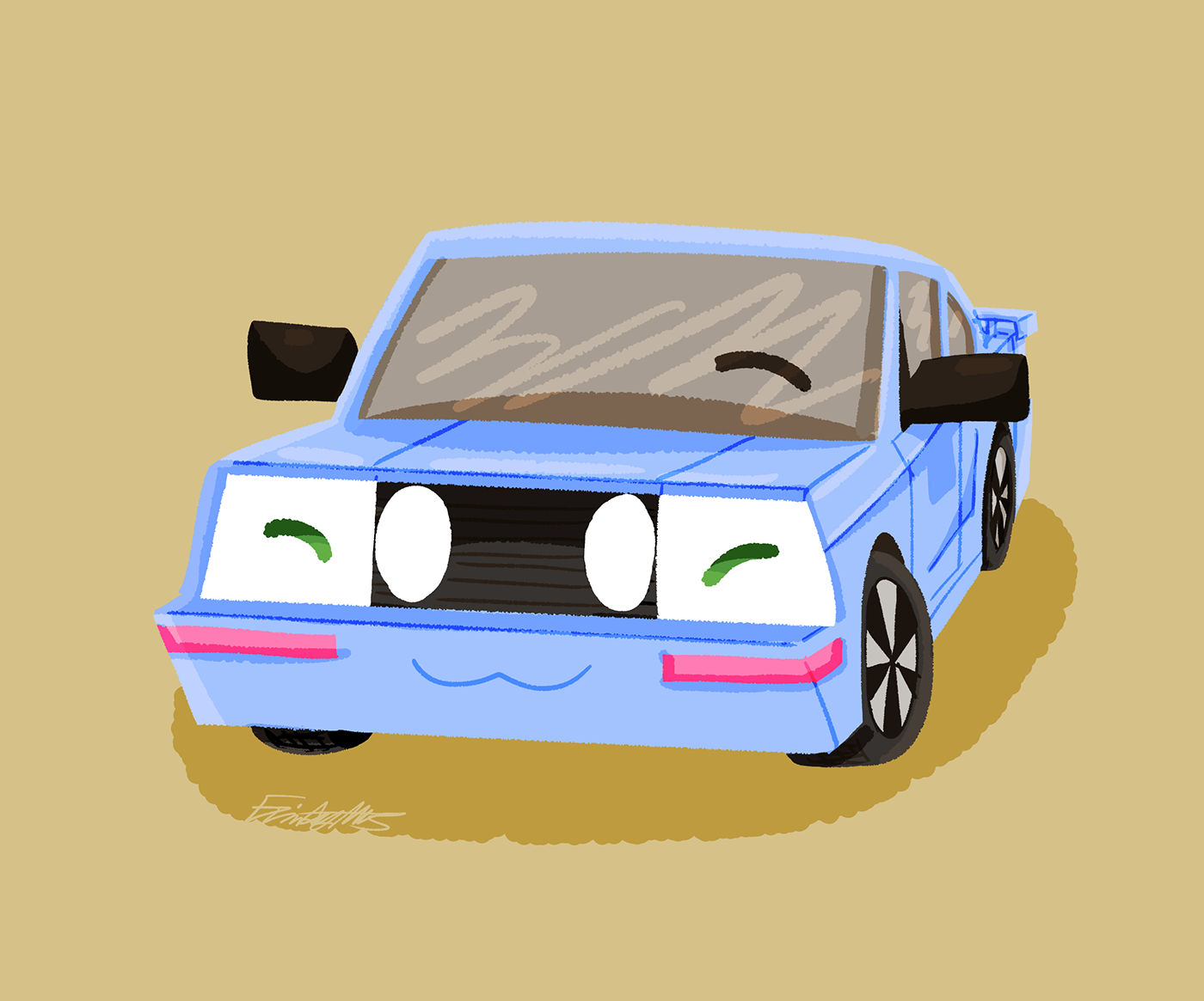 artist artwork automotive   car Cars cartoon Character design  Digital Art  Drawing  ILLUSTRATION 