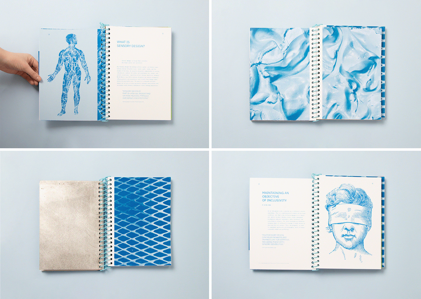 book Book Binding book cover book design design graphic design  Layout print publication SENSORY