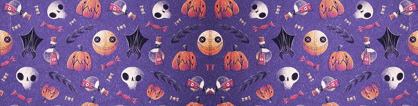 horror creepy Halloween ghost Scary spooky pumpkin Digital Art  drawlloween Drawlloween2022