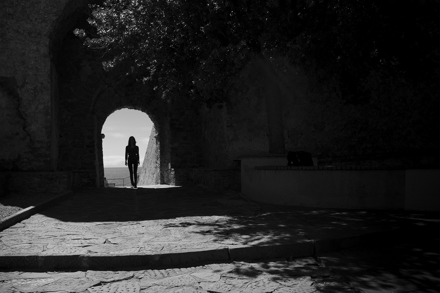 Silhouette Fabio Giachetti b&w street photography Street black and white