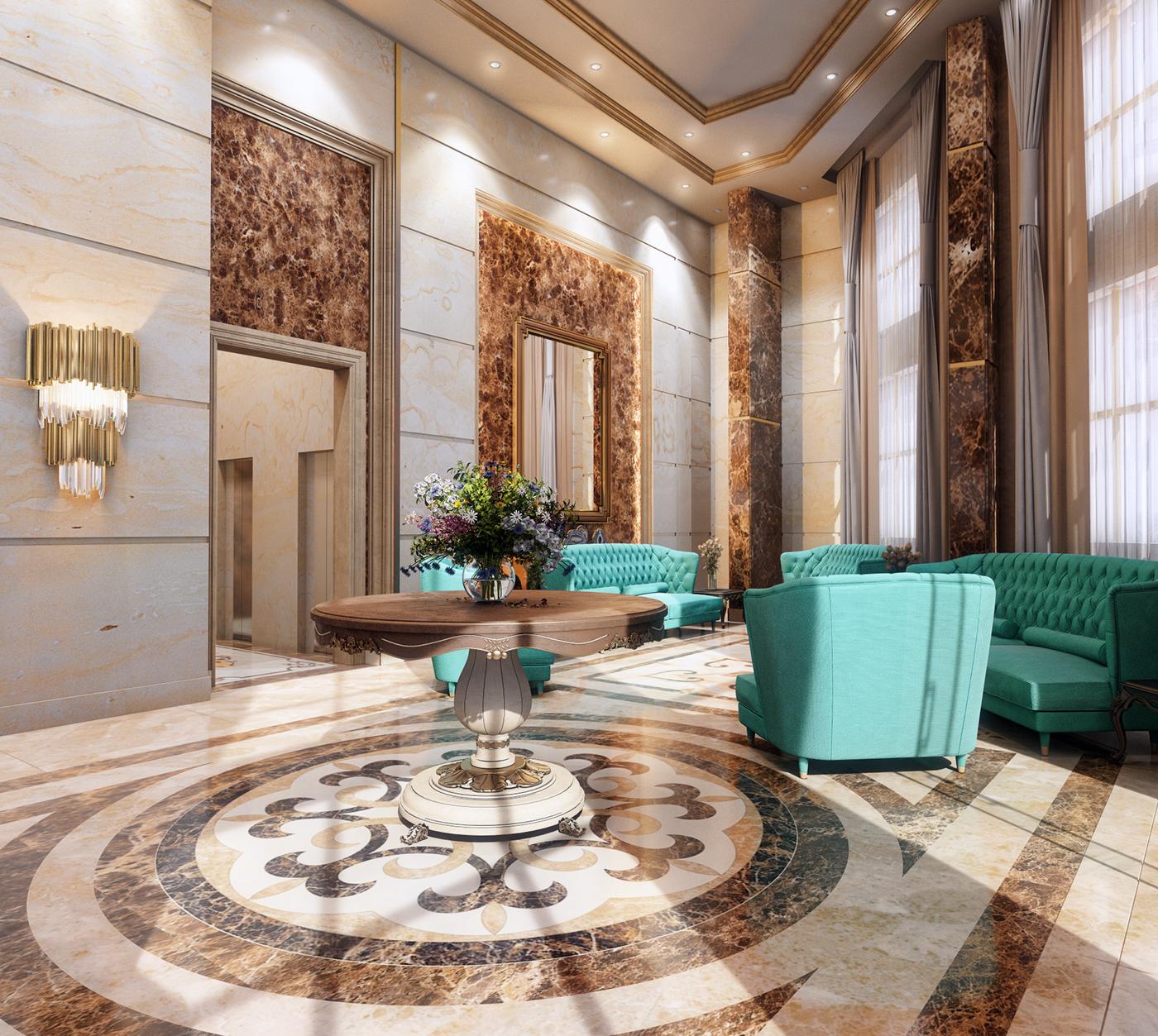 luxury hotel interior design 