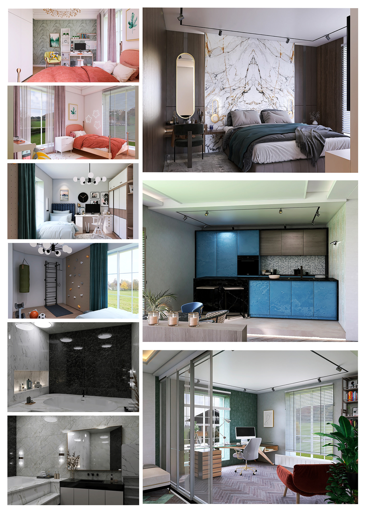 интерьер дизайн интерьера interior design  visualization Render интерьер дома дизайн дома