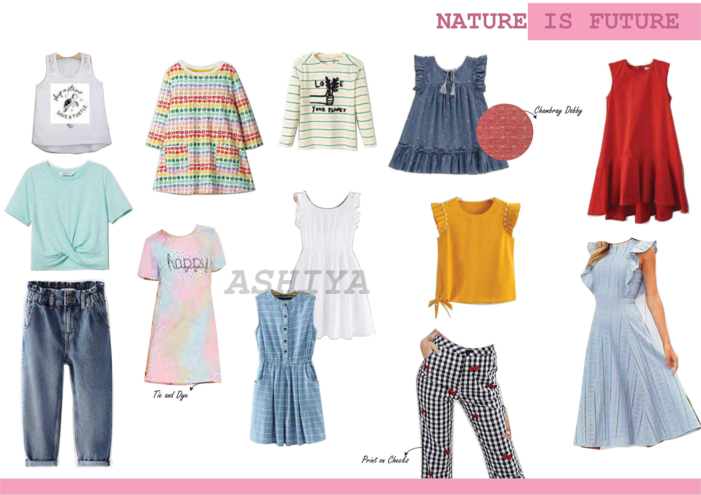 apparel design designer Fashion  fashion design garment kids kidswear portfolio print design 