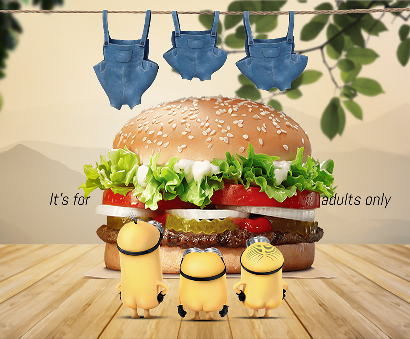 burger social social media media ad ads