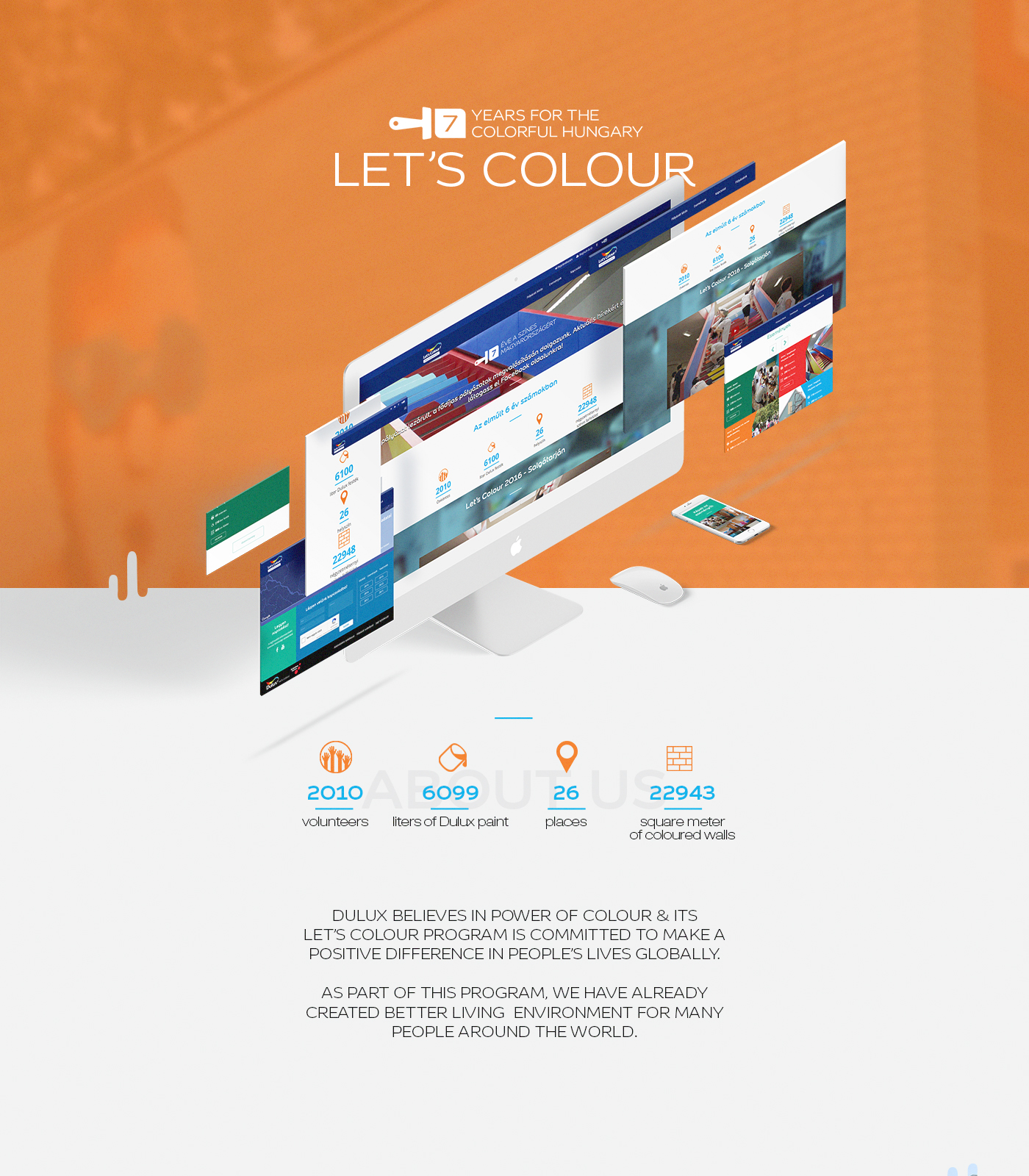 Dulux Let's colour color paint web development  Event campaign & strategy Film & Animation