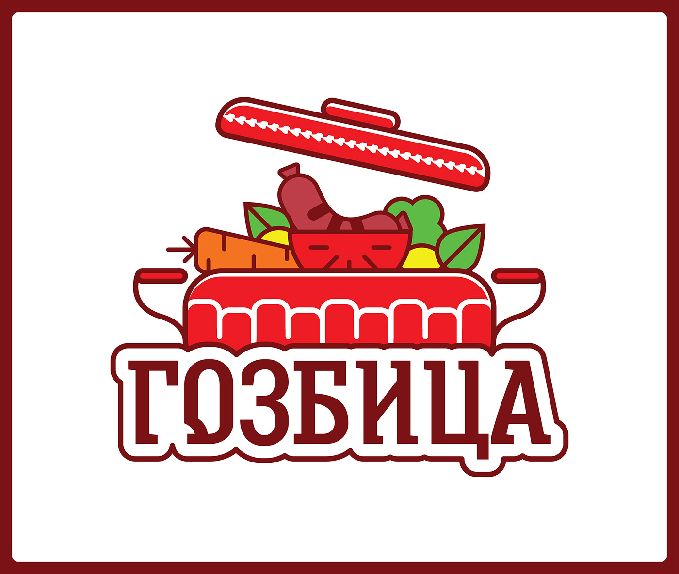 branding  bulgarian restaurant logo Brand Design Food  brand identity Graphic Designer takeaway Packaging
