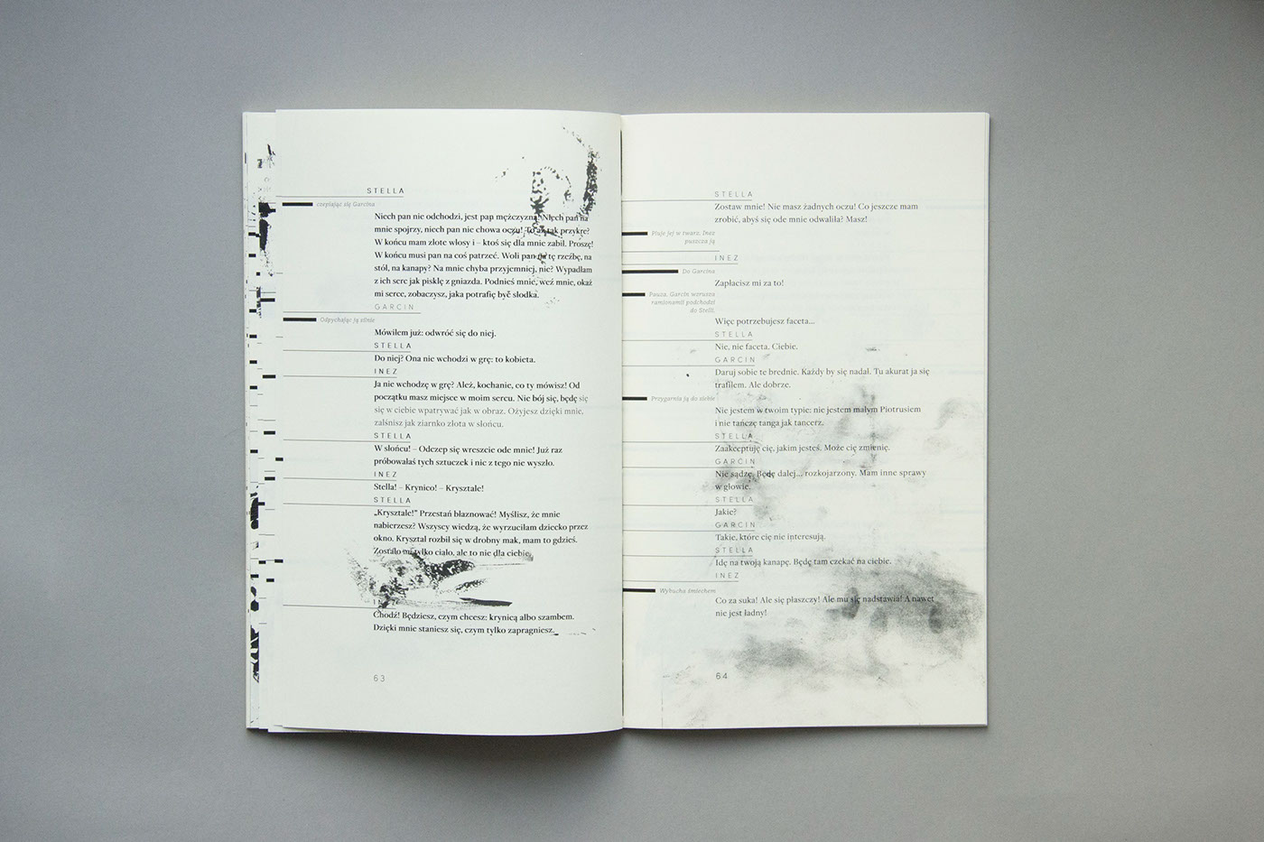 Bookdesign book ink dramma
