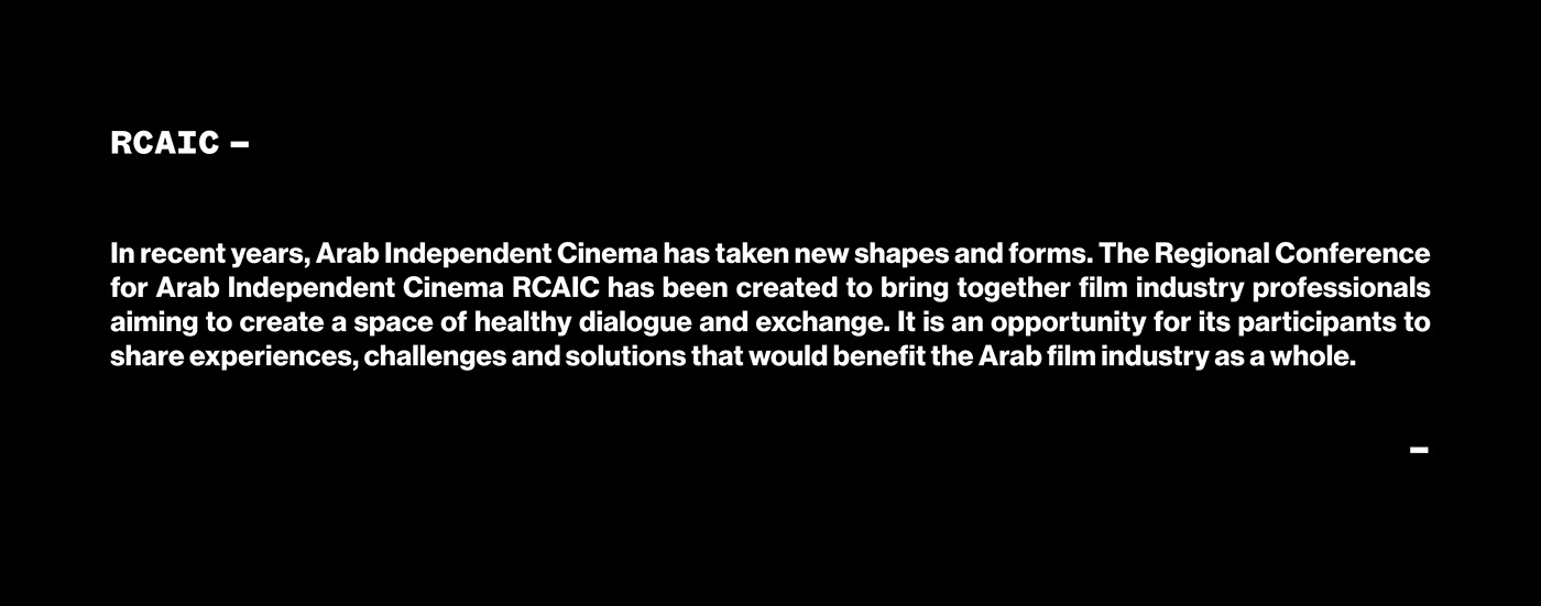 Film   festival Independent Cinema Arab branding  visual identity Dynamic diverse film festival