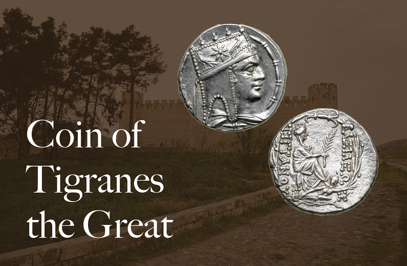 Armenia kingdom coin money Ancient Armenian greater armenia hayq Tigran valuta