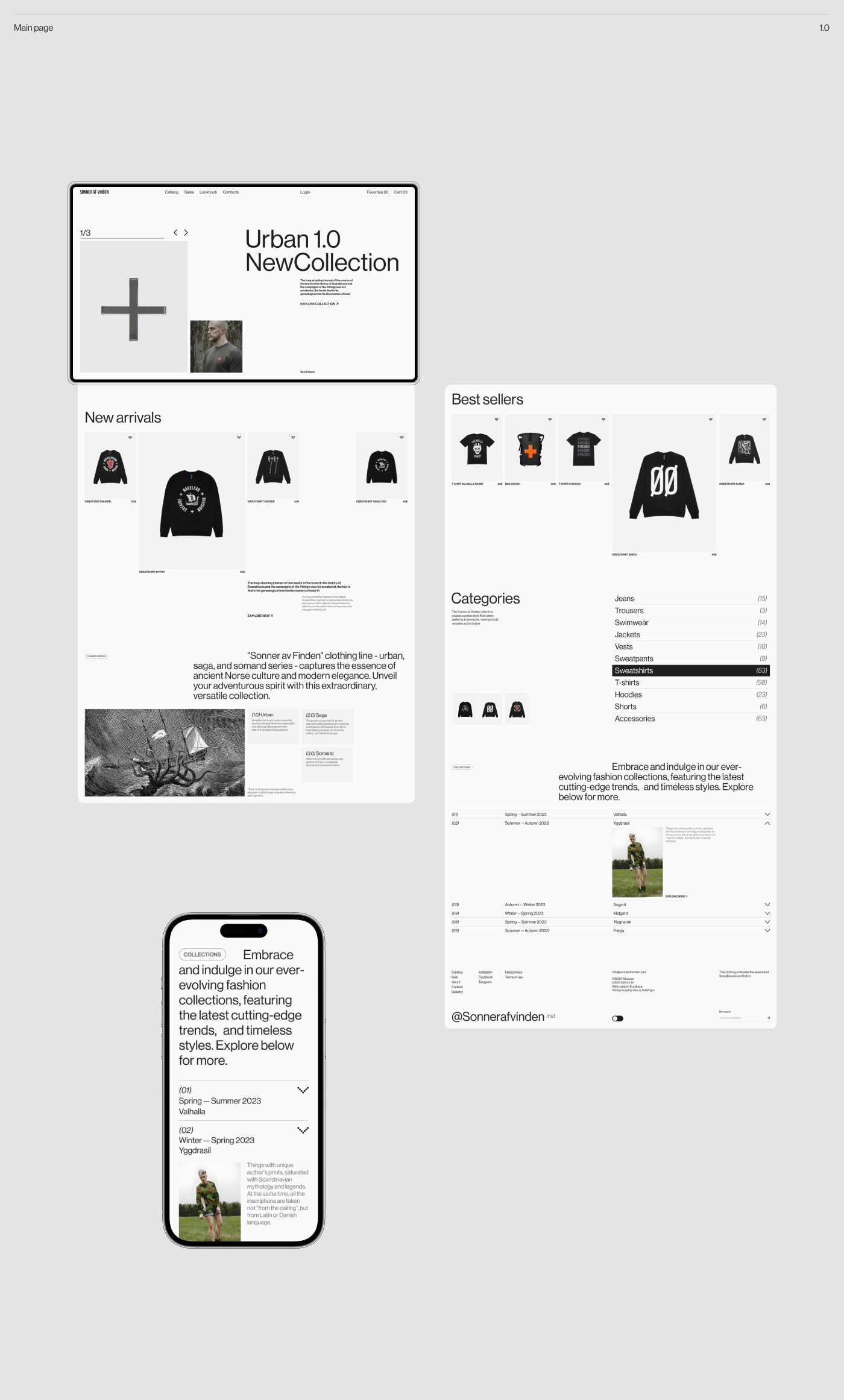 Clothing Ecommerce Website UI/UX user interface Web Design  Figma ui design ux/ui