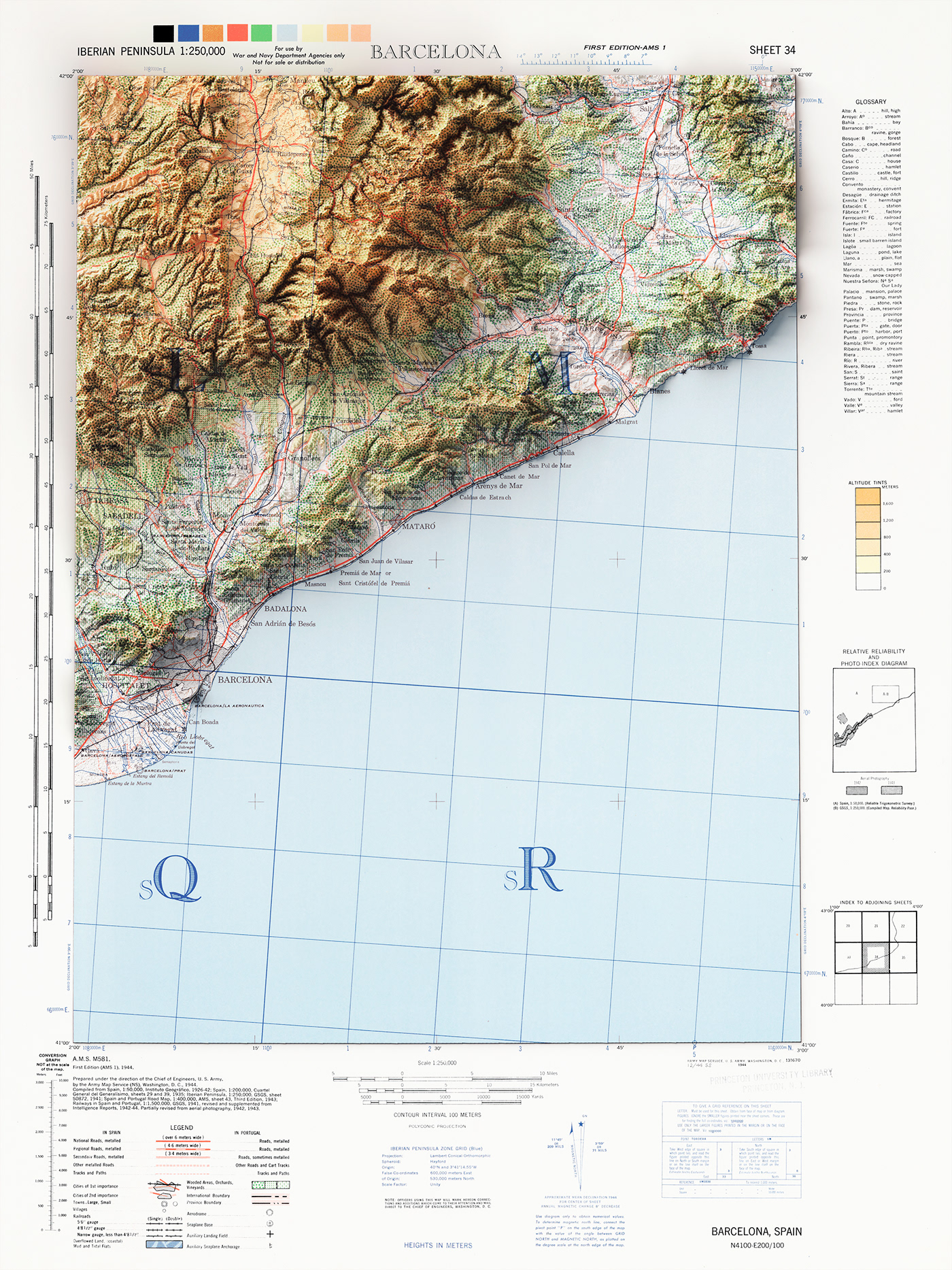 3d art cartography data visualization españa Geography information design print design  shaded relief spain topography