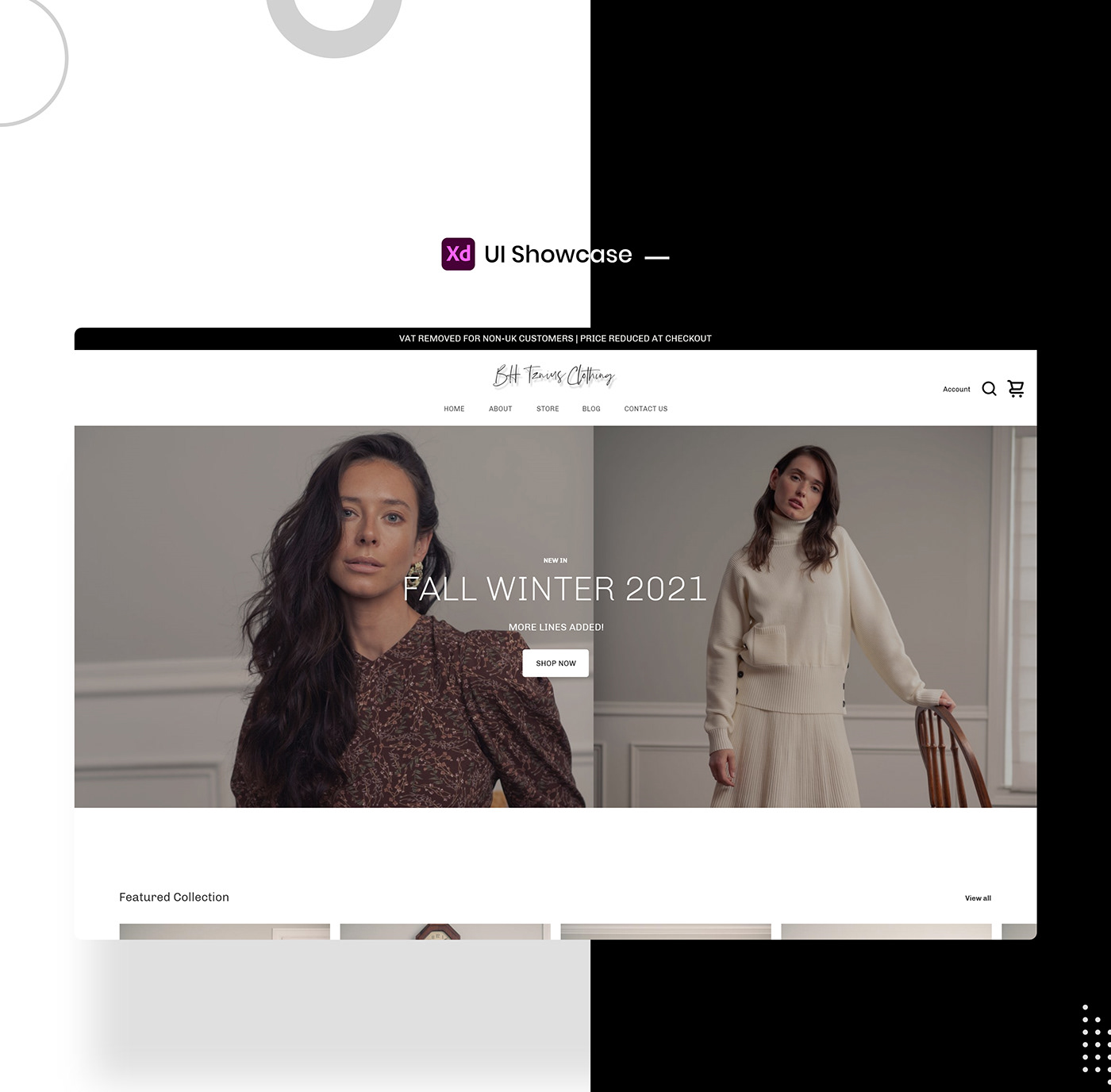 Advertising  brand identity clothing design design Ecommerce ecommerce website Fashion  online store photoshoot UI/UX