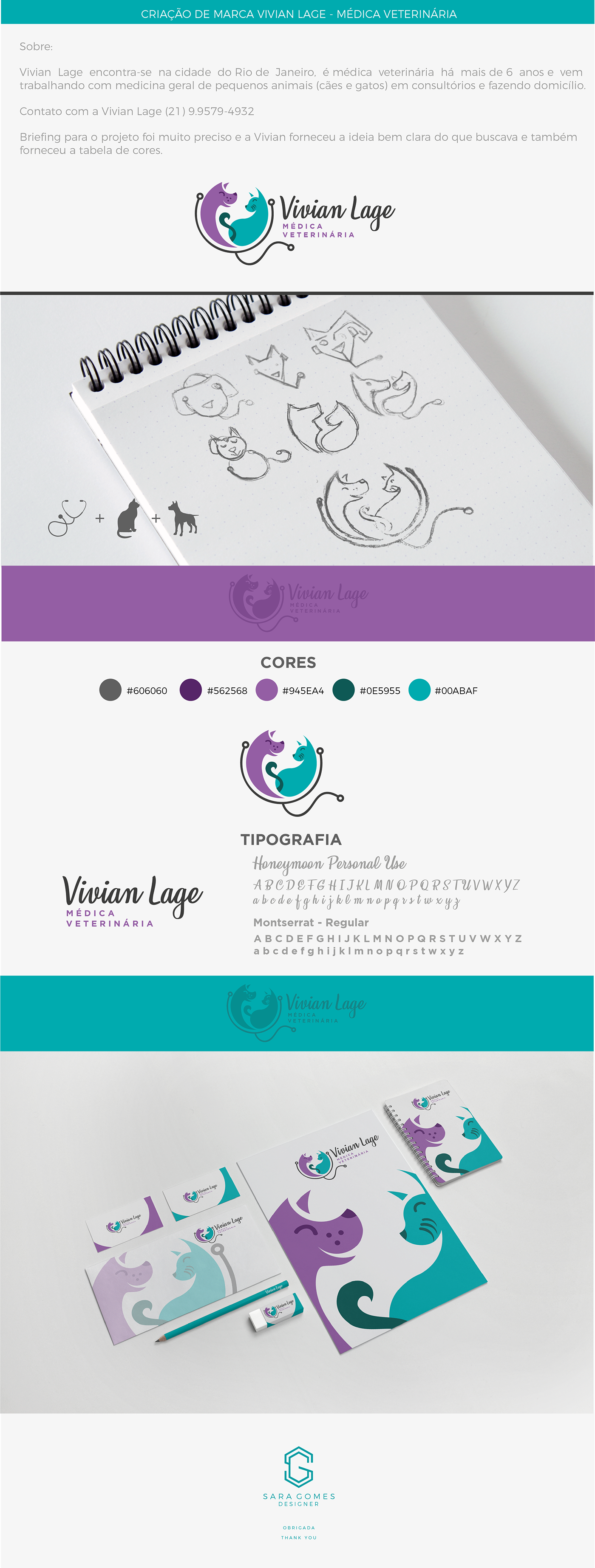 design marca Logotipo veterinaria vet job designgrafico graphic design 