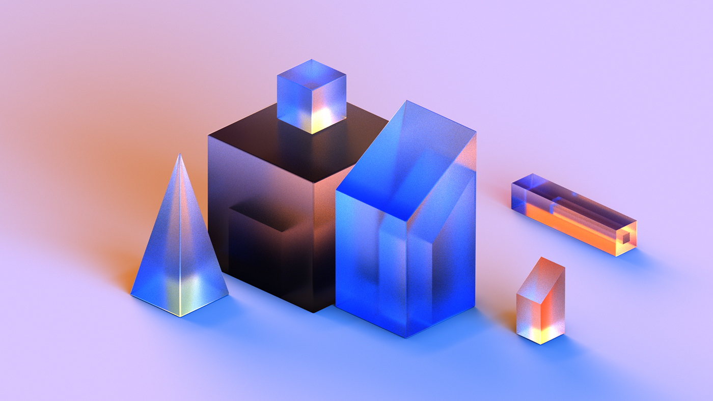 c4d octane cube 3D