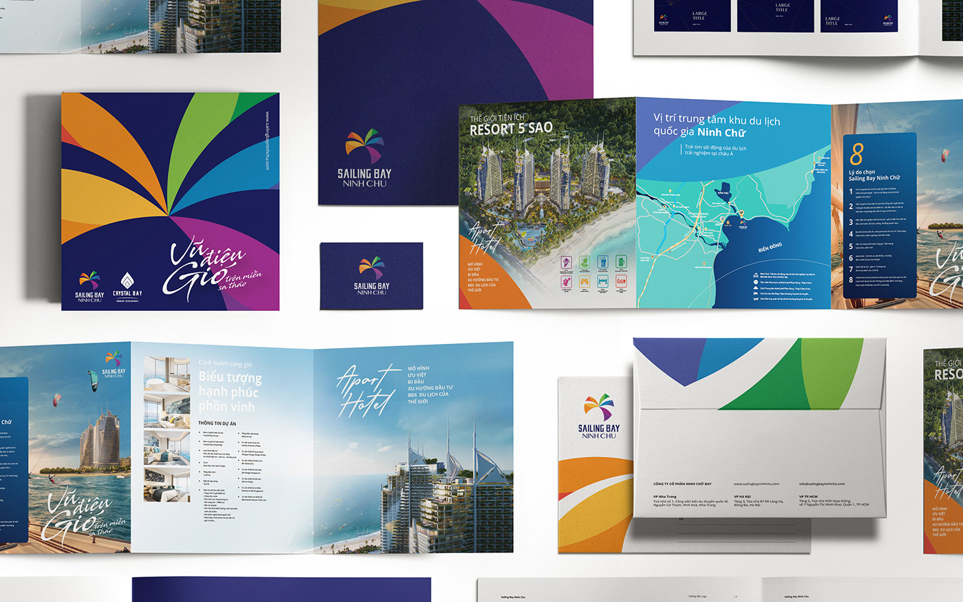 beach branding  graphic design  hotel identity logo real estate sea vietnam