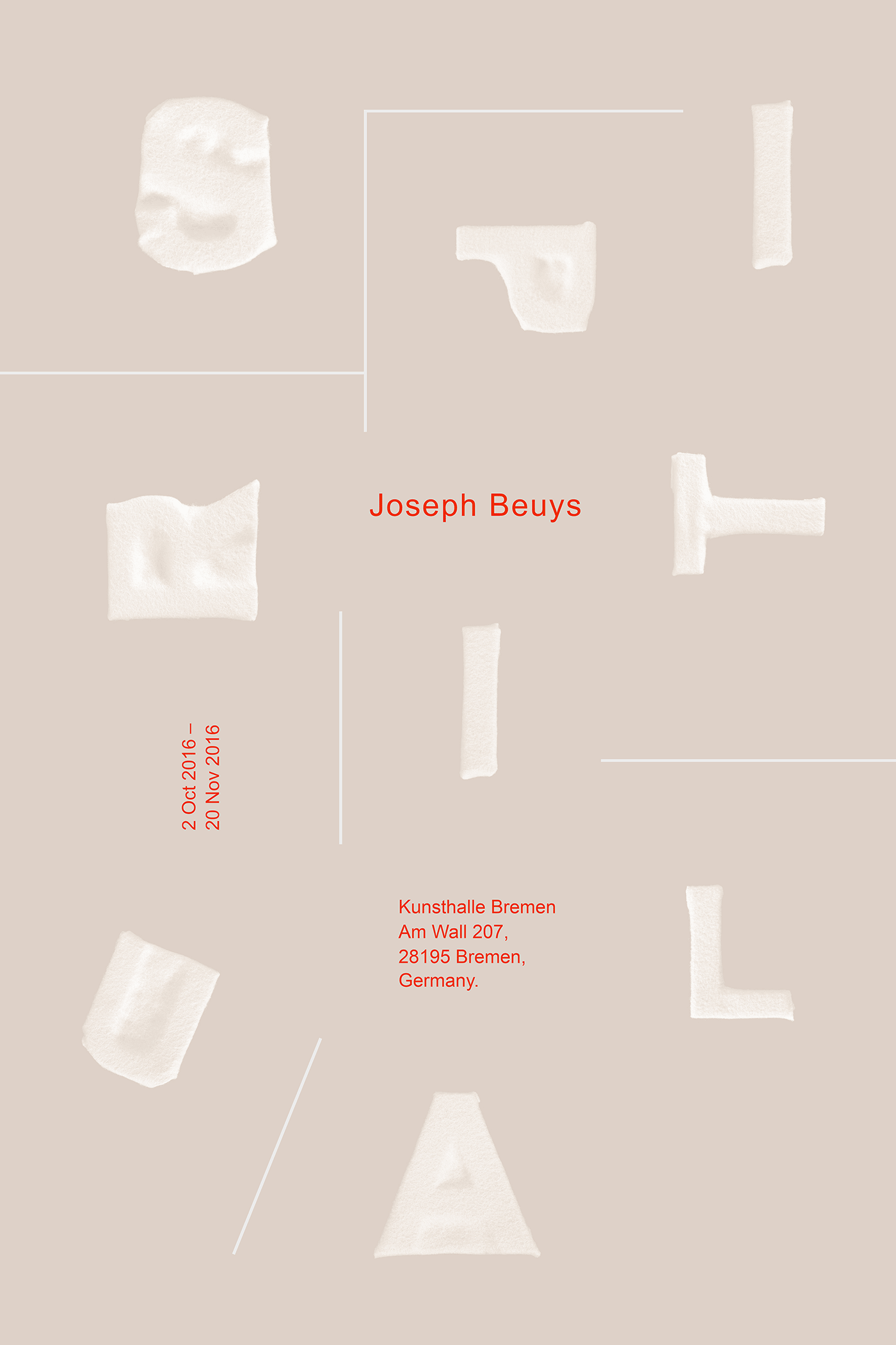 poster type Fluxus beuys Joseph Exhibition  adobeawards