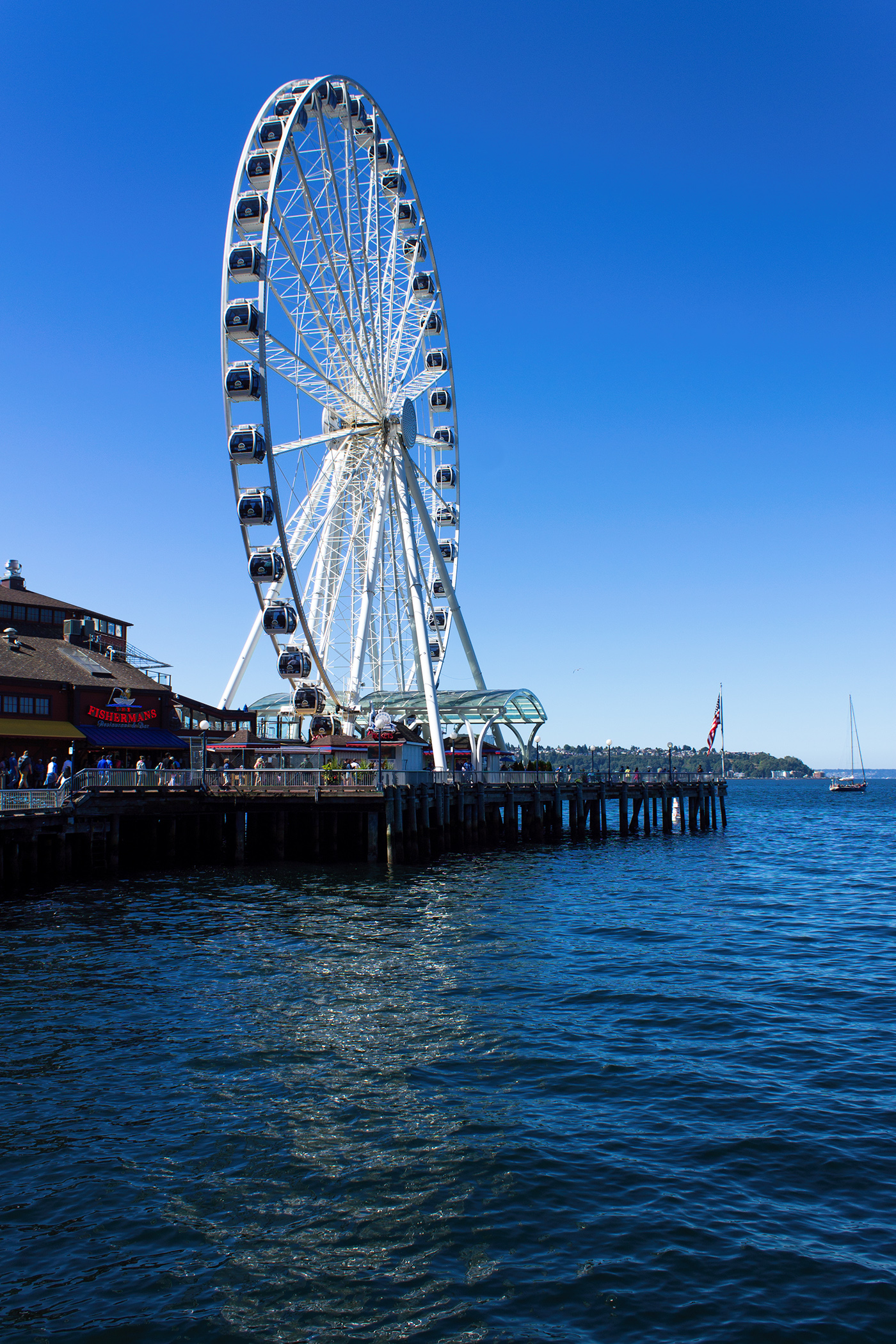 digital photography  Washington seattle kirkland Canon Photography waterfront mariner lake Ferris Wheel