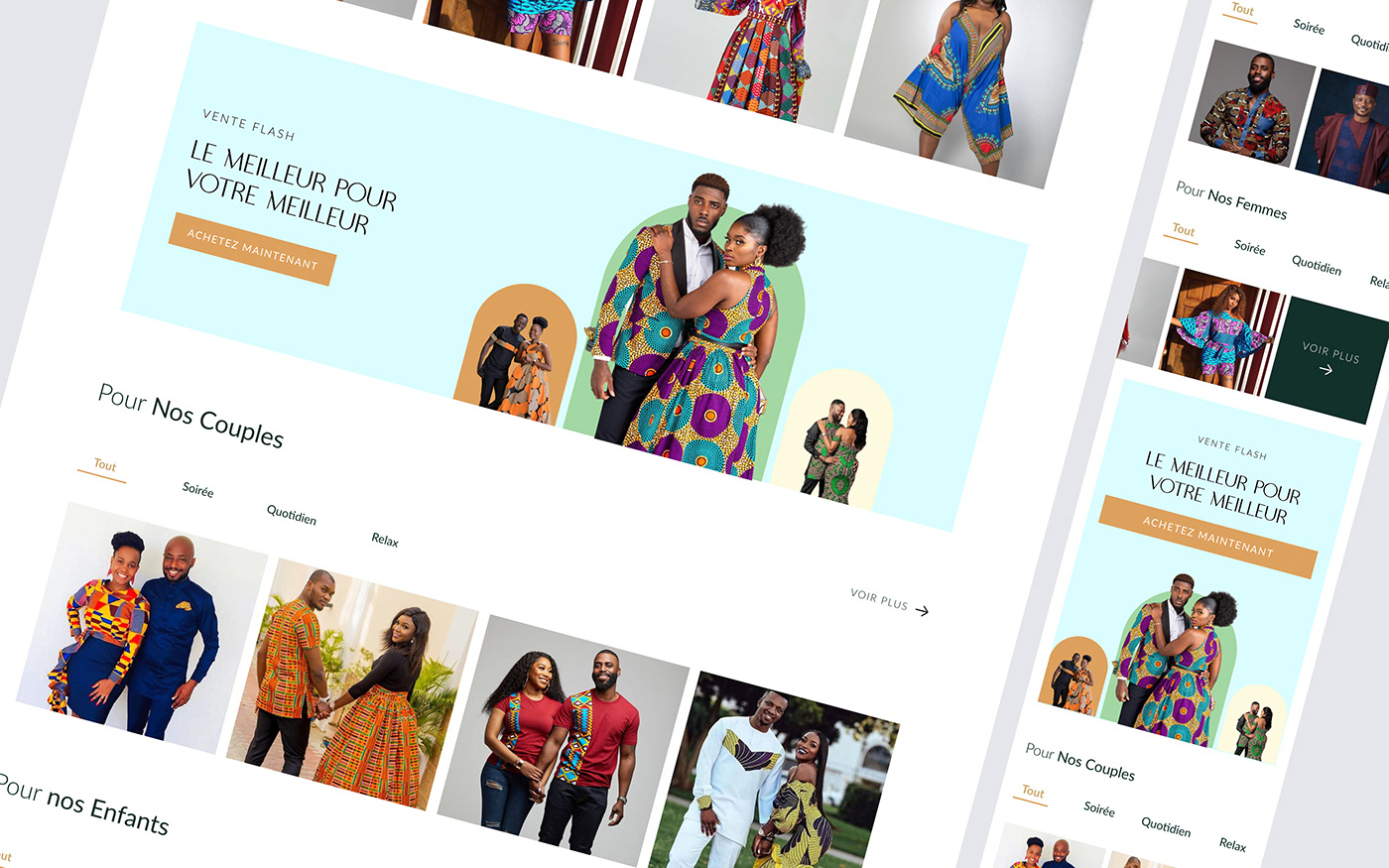 africa branding  clothes design Illustrator photoshop ui design UX design