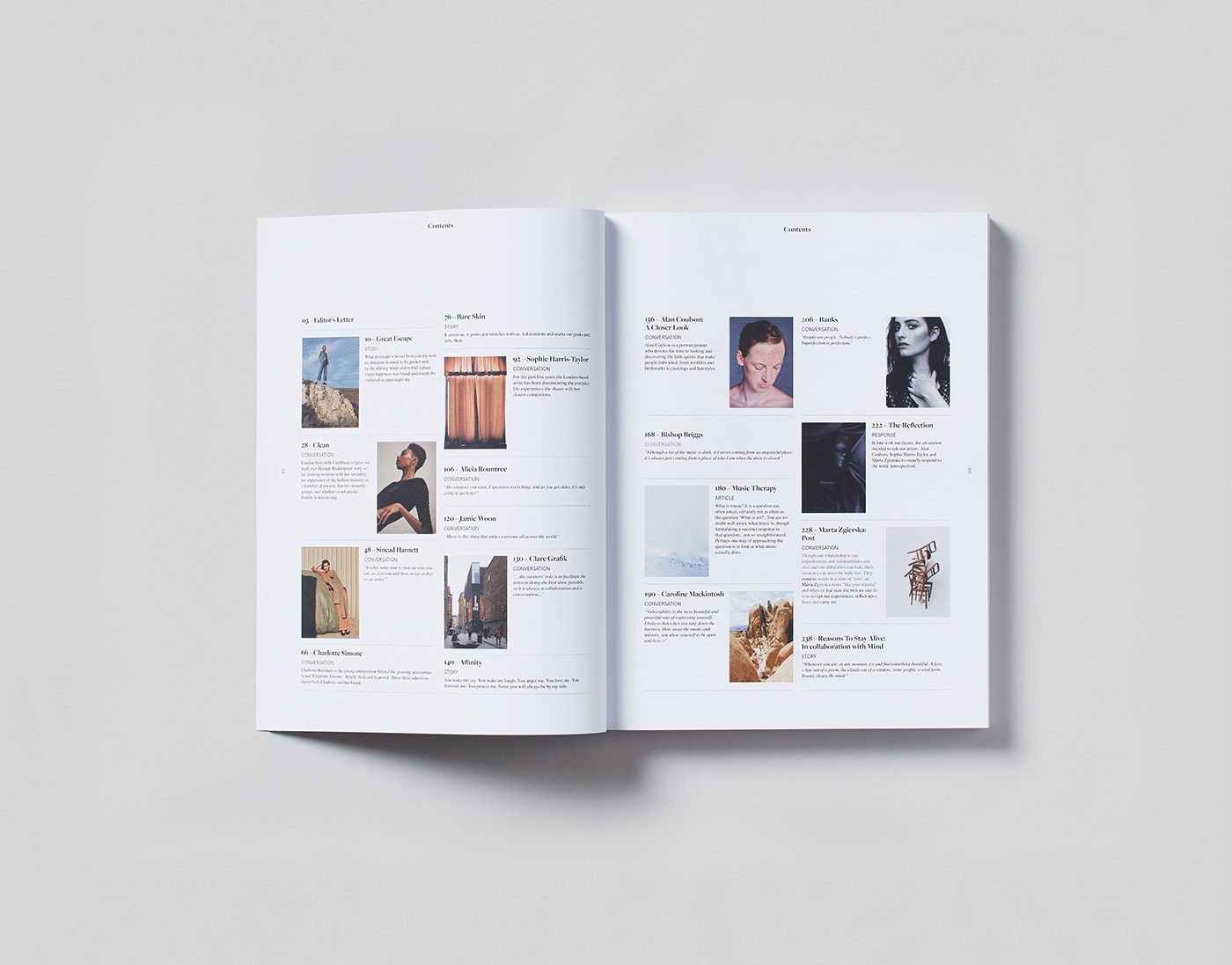 Fashion & Lifestyle magazine first edition template design artists bi-annual