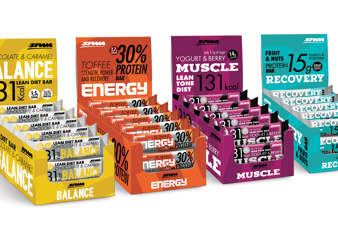 Daymon design Retail private brand protein muscle health fitness finland siwa Packaging protein bar