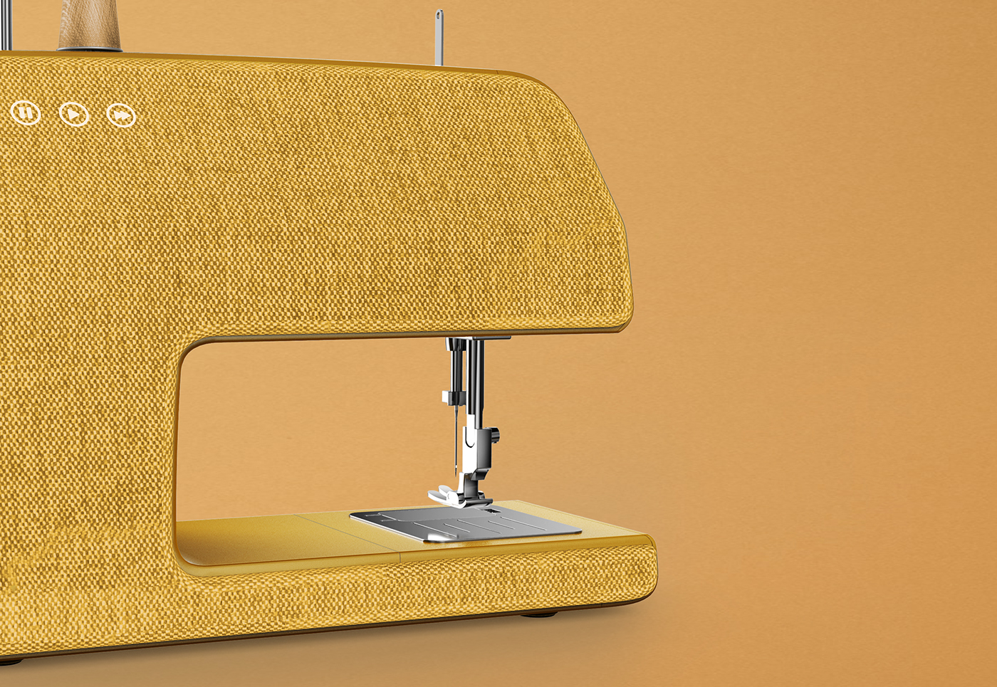 vifa texture fabric speaker sewing machine