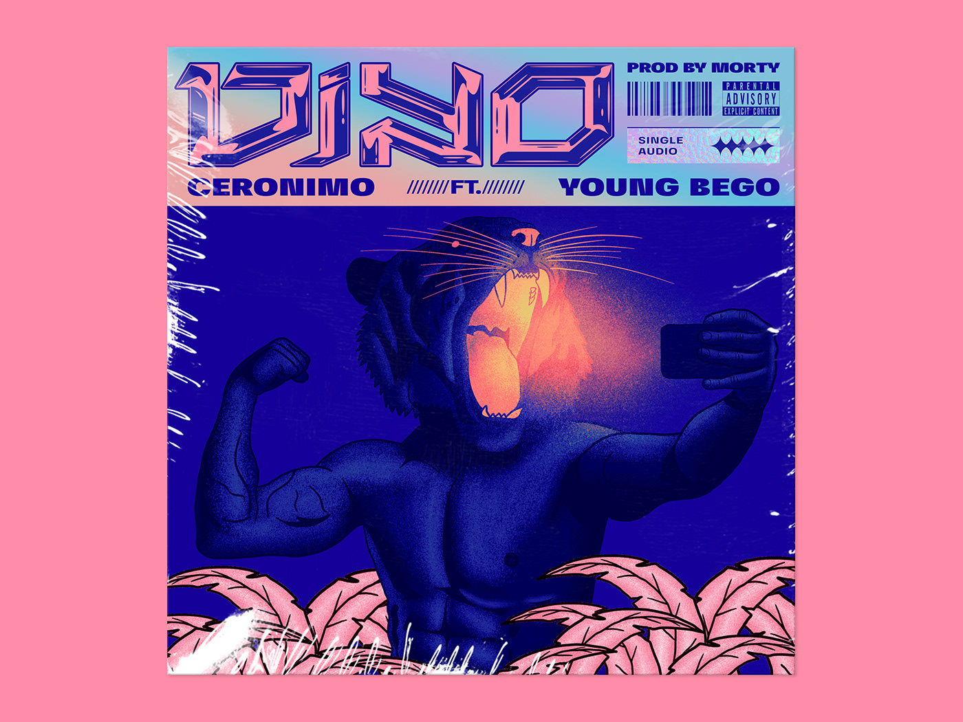 Album album cover chromatic chrome cover cover design ILLUSTRATION  music typography   vinyl
