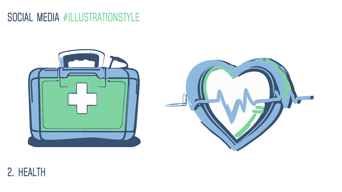 rebranding branding  logo design brand identity ILLUSTRATION  medical Health Logo Design visual identity