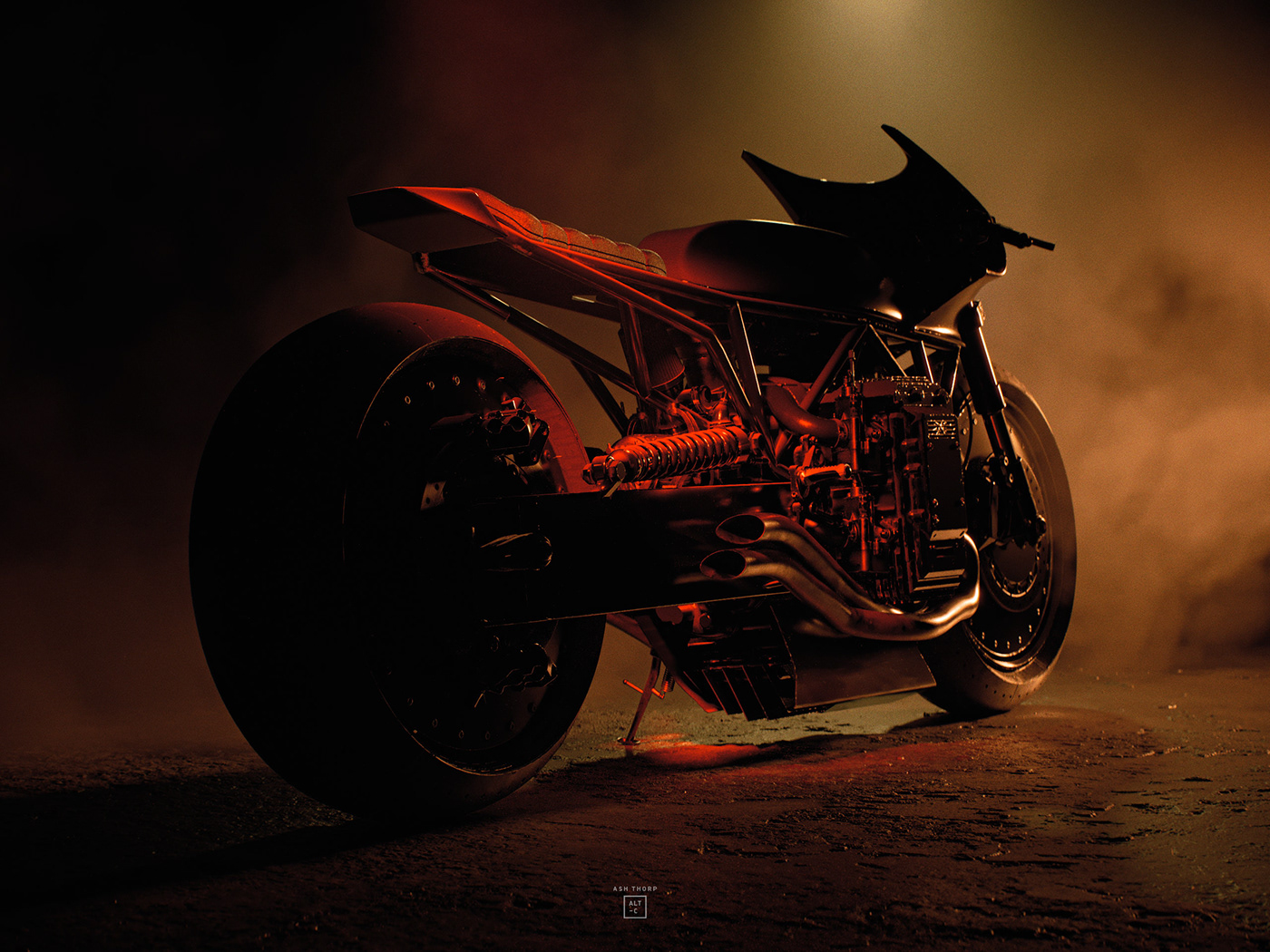 automotive   batman Batmobile CGI concept concept art design dramatic race car Render