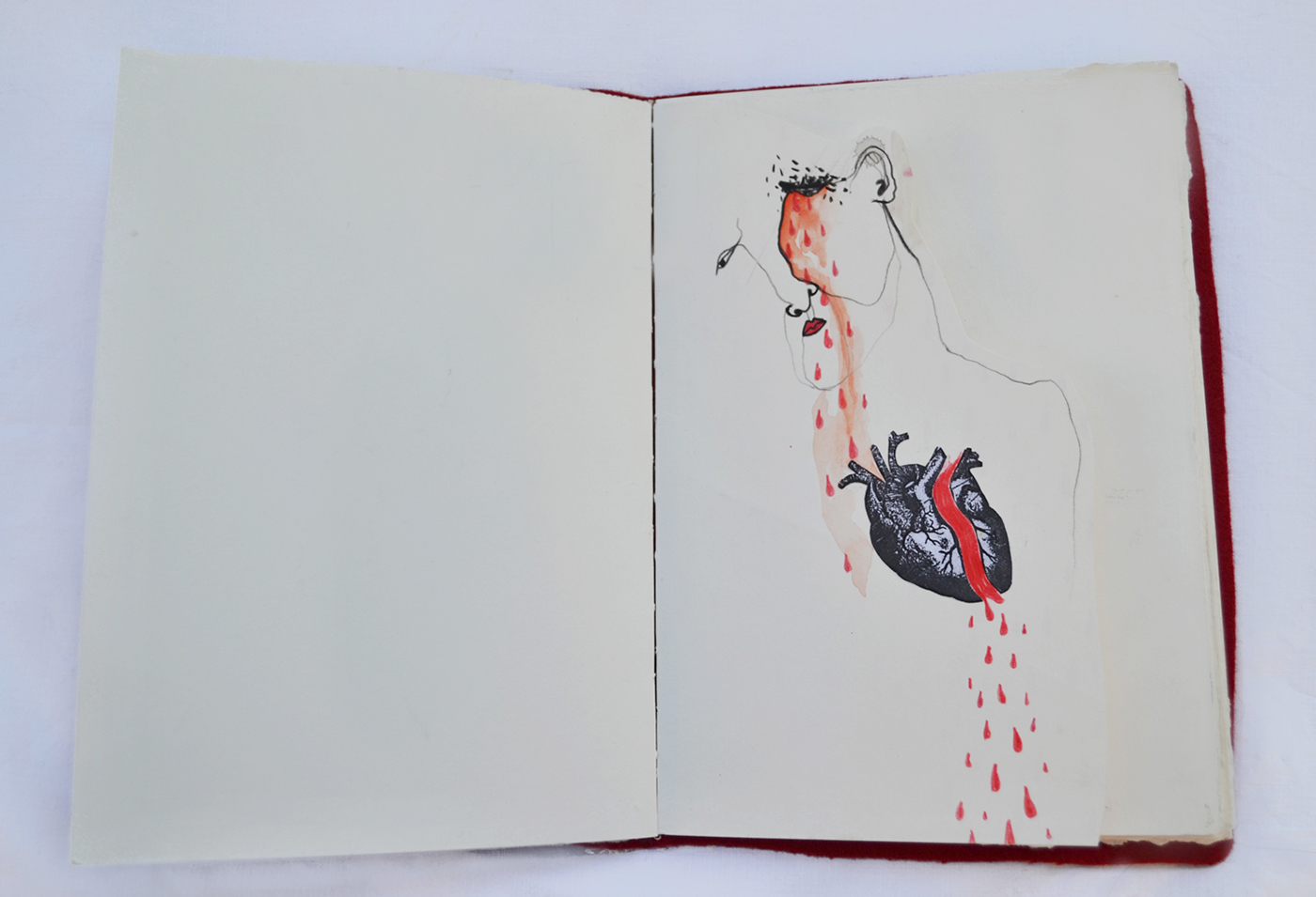 art book book drawings emotion heart