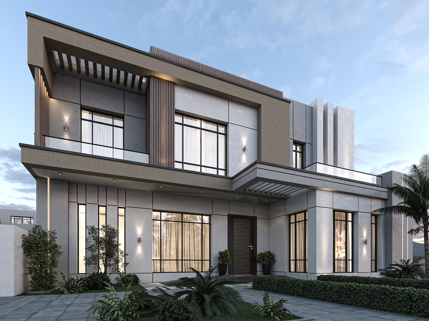 architecture visualization archviz exterior modern exterior design villa design CGI HOUSE DESIGN home design