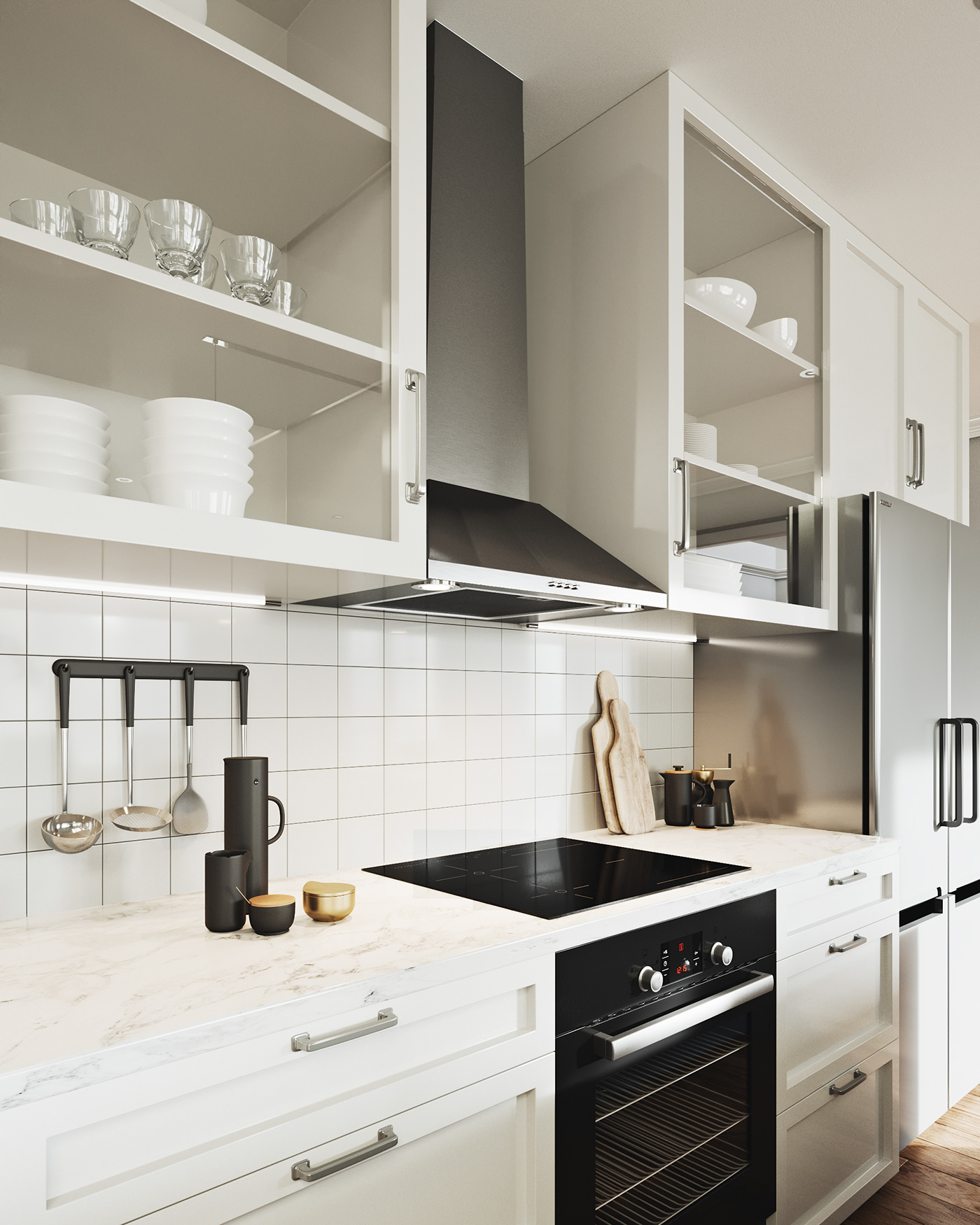 3D architectural Canada CGI design Interior kitchen rendering surrey visualization