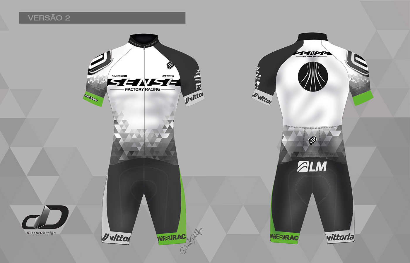 cycling wear uniform jersey Gabriel Delfino Delfino Design uniforme de ciclismo uniforme de MTB softy goods Cycling clothing jersey bike
