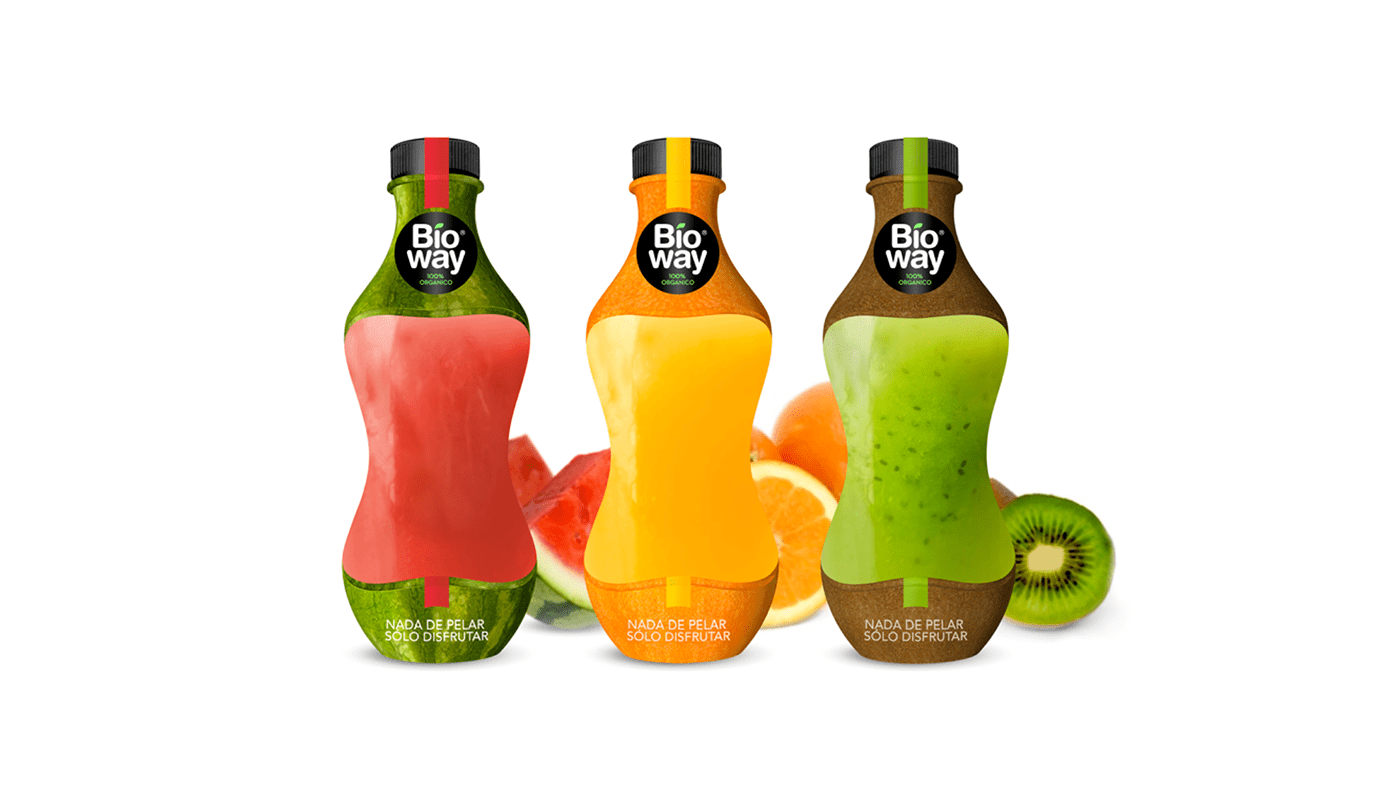 Marisol Escorza product juice Zumo beverage bottle desing diseño gráfico diseño packaging Packaging urbano bio
