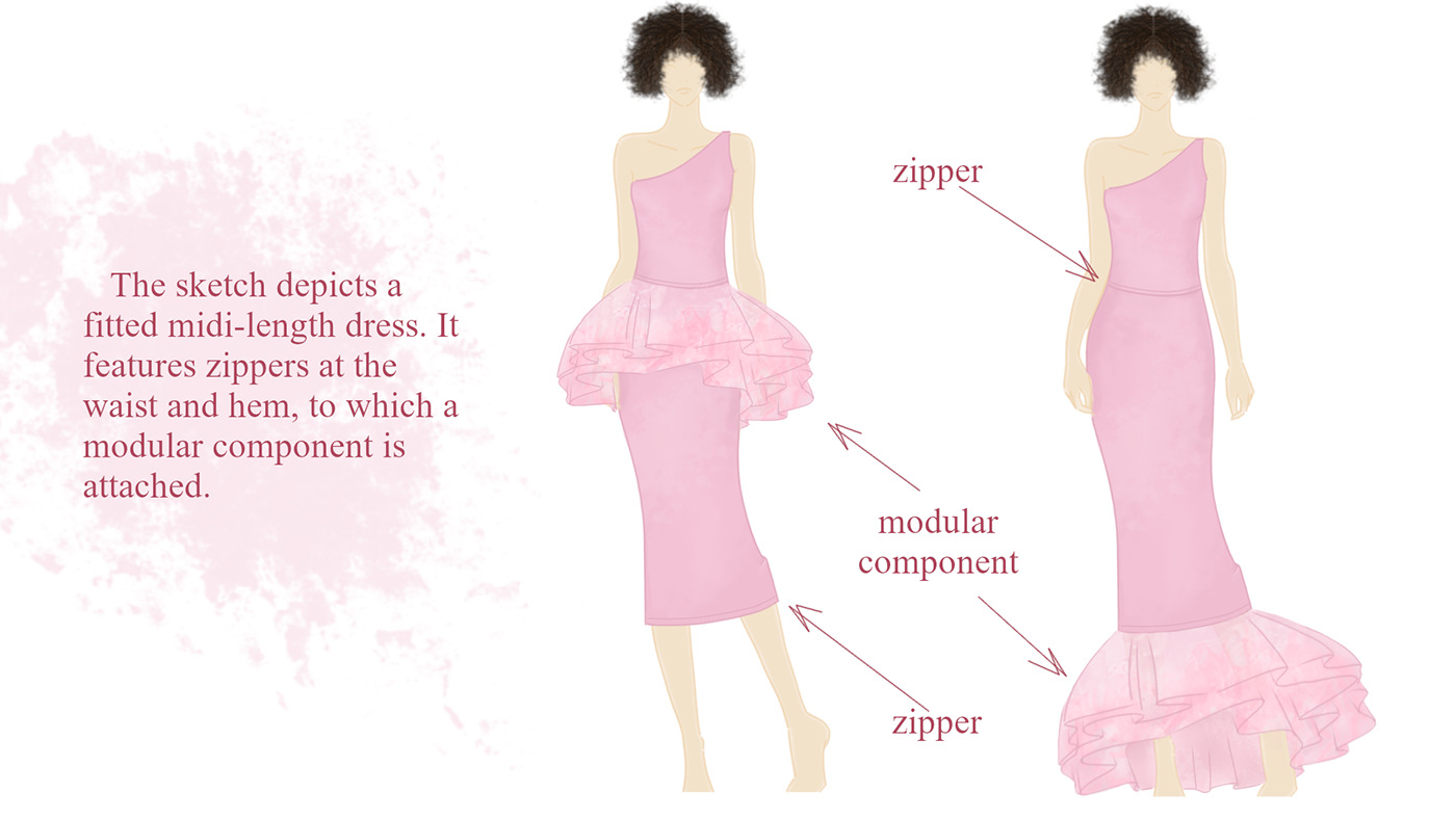 dress fashion design Clothing Fashion  moda Style ILLUSTRATION  fashion illustration Illustrator design