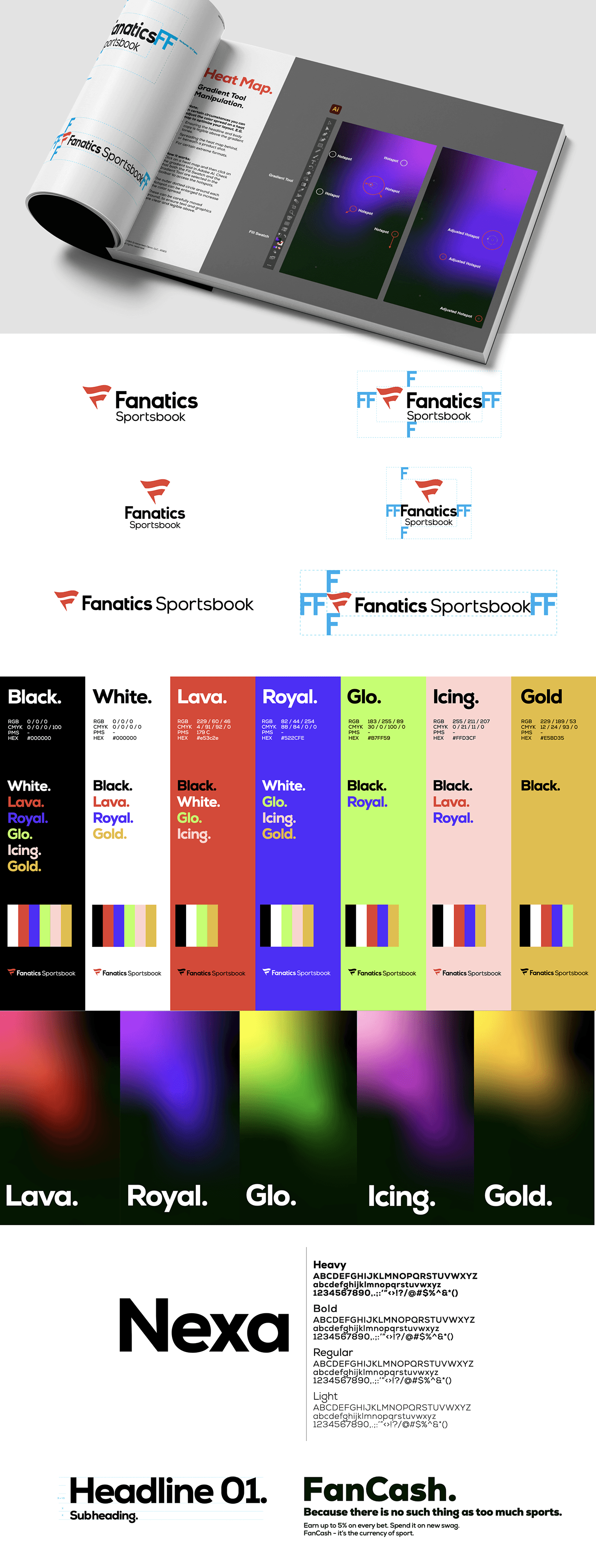 visual identity brand identity brand guidelines Logo Design Logotype Brand Design color palette sports Sports Design sports betting
