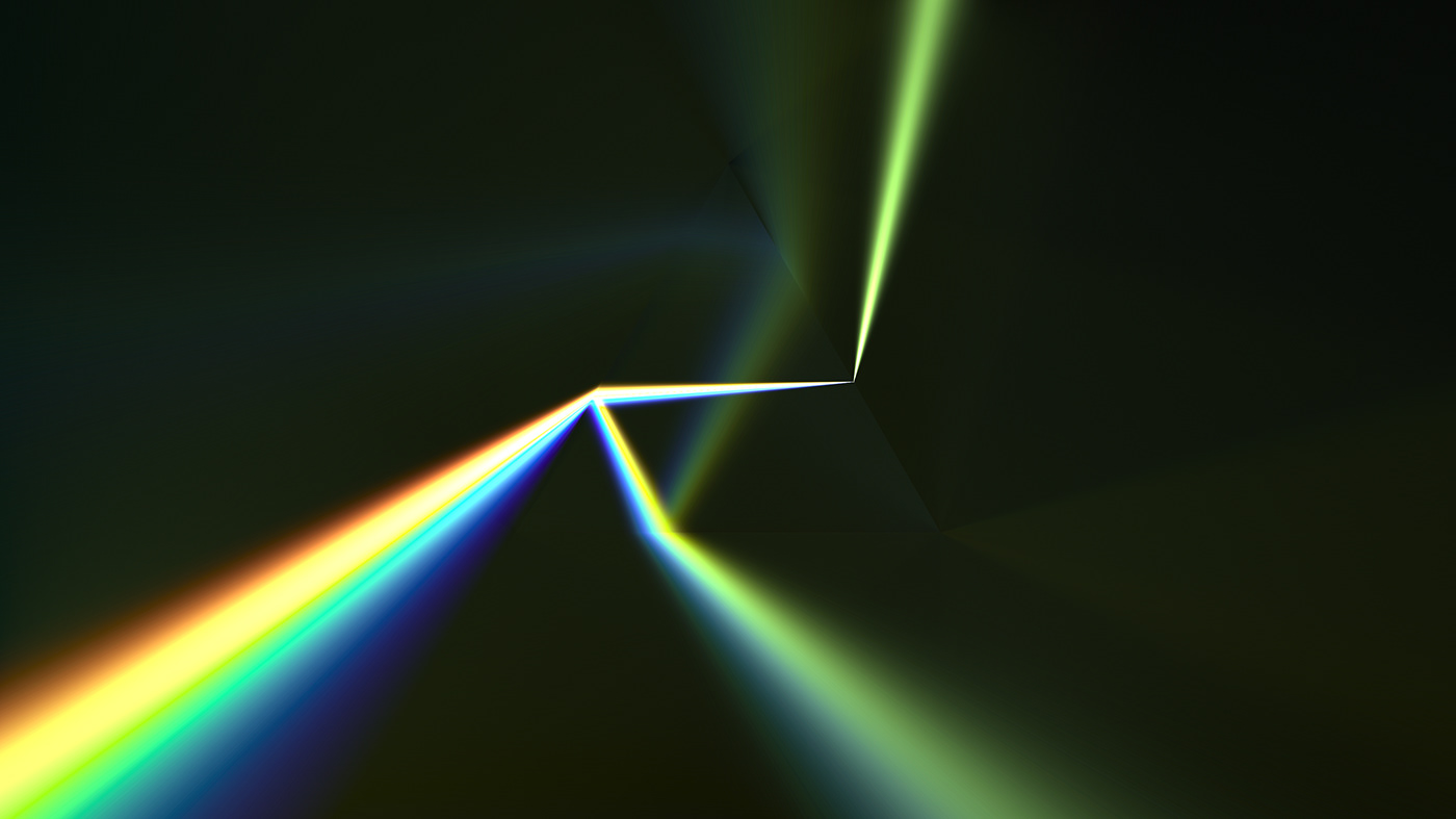 light color abstract rainbow