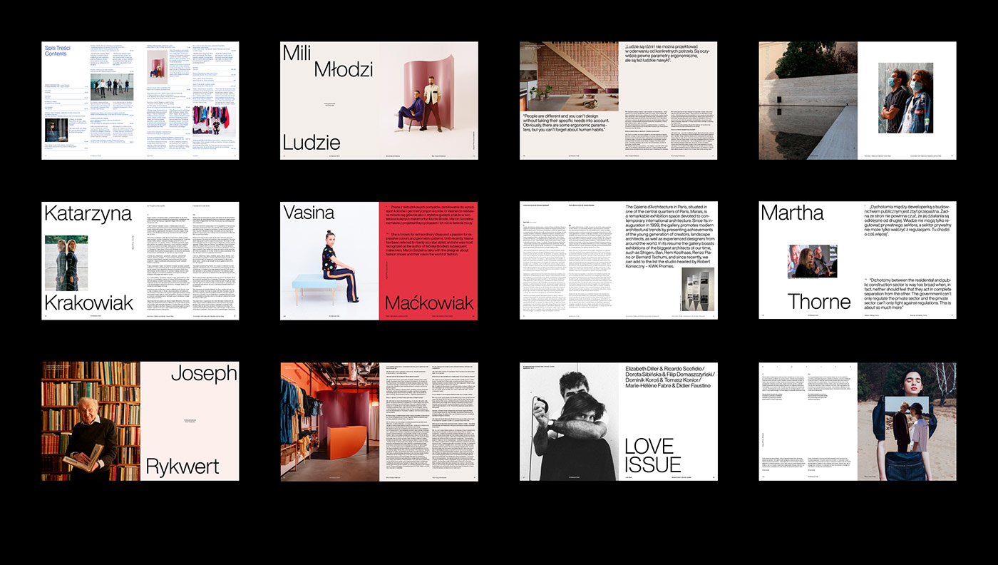 architecture editorial editorial design  helvetica Layout magazine print typography   design