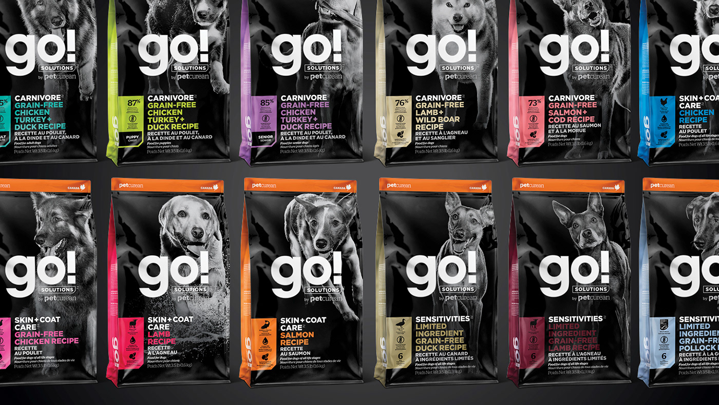petcurean Pet Food  Packaging premium subplot Go! dog