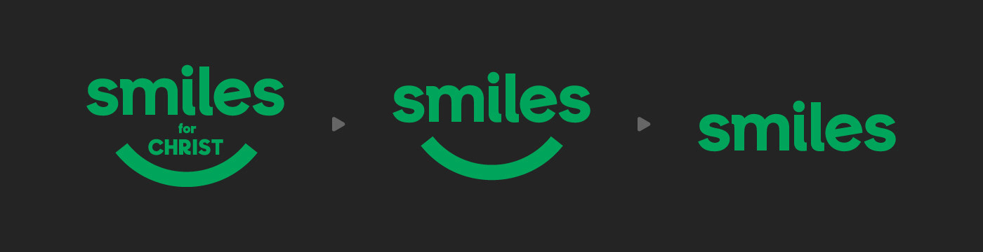non profit smiles Sonrisas logo Honduras smilesforchrist non profit organization Identity Design diseño identidad