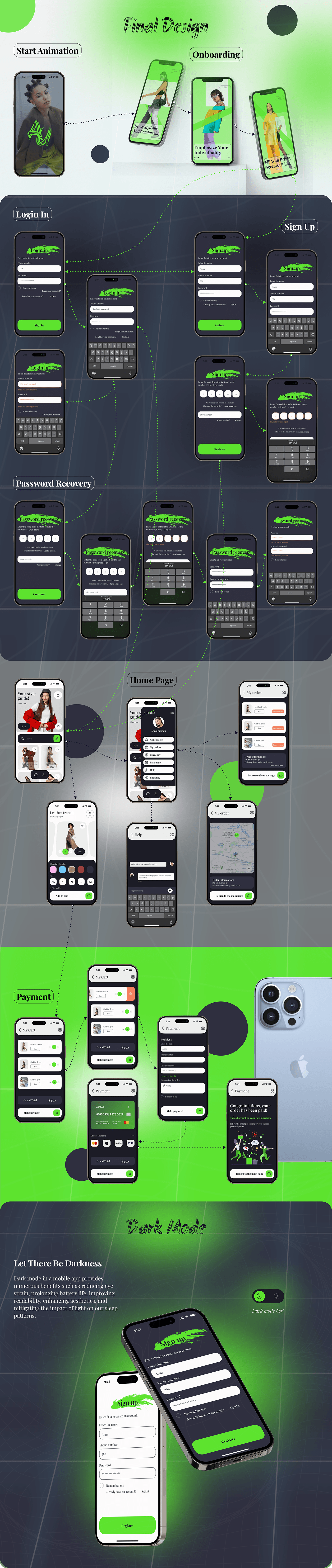 mobile design UI/UX Figma Mobile app application ios mobile app design