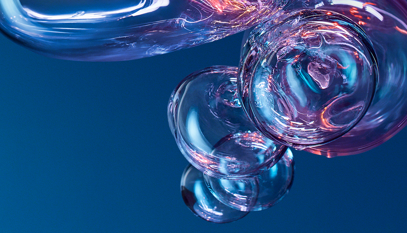 photoshoot sculpture glass Glassworks handcrafted cloud Glass Cloud retouch album cover bubbles