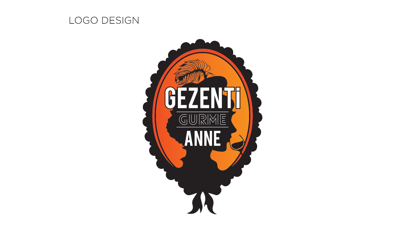 Gezenti Gurme Anne foodie Blog logo business card
