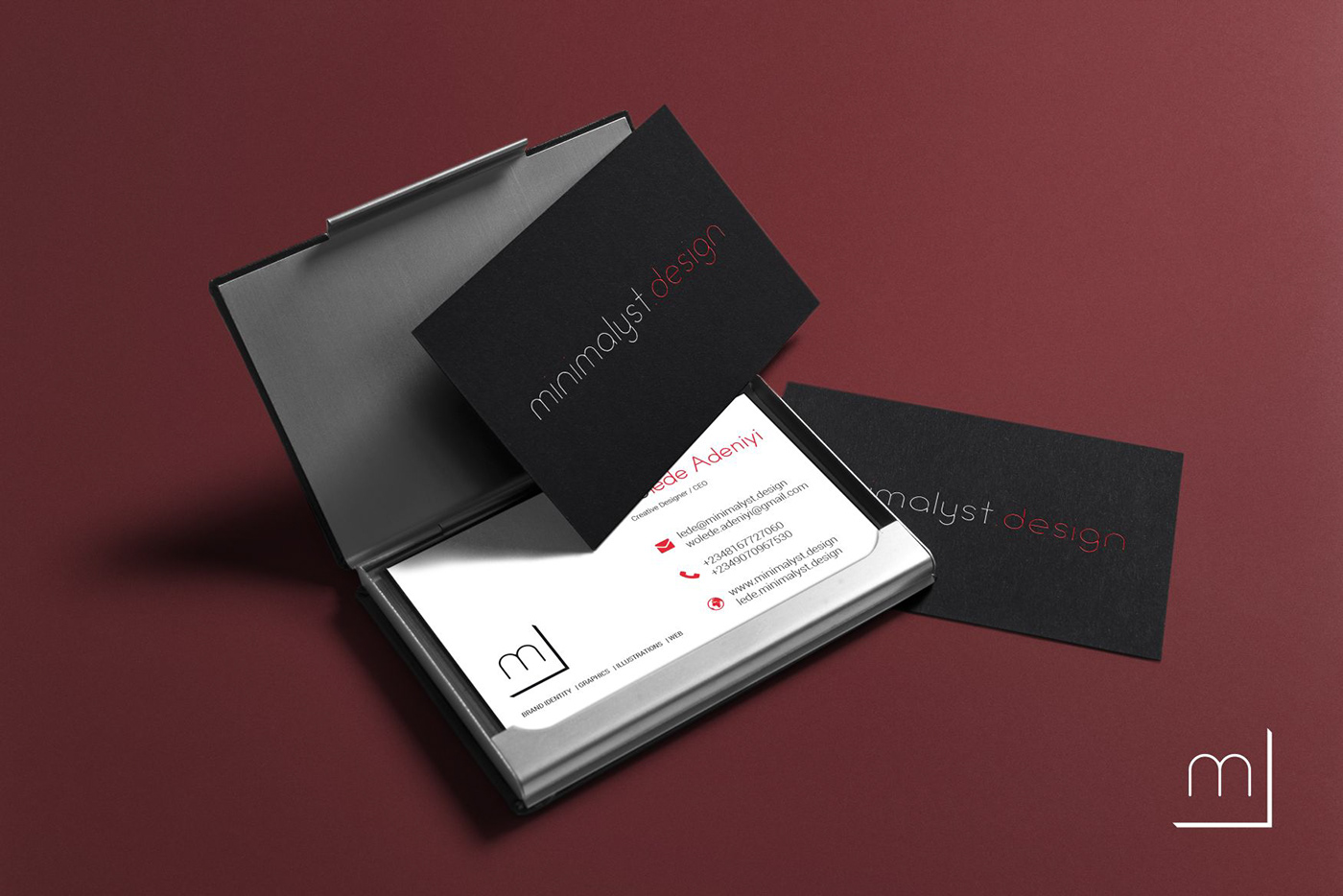 brand identity Logo Design visual identity logo type logo Business Cards brand minimal minimalist Minimalyst  