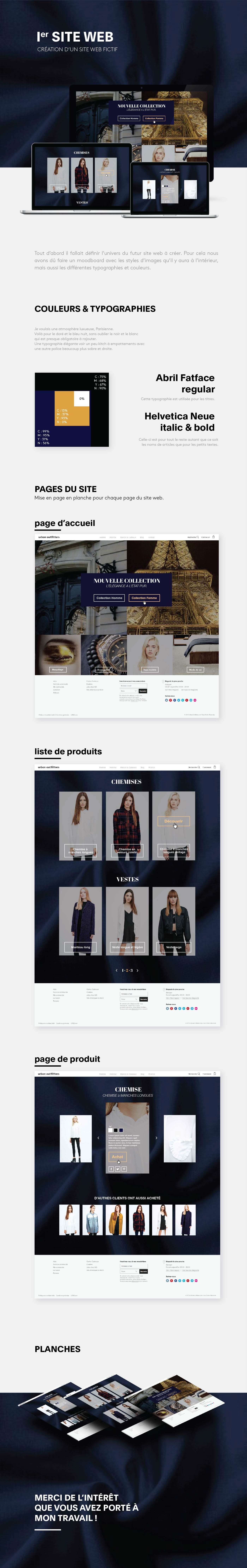Webdesign Website clothes